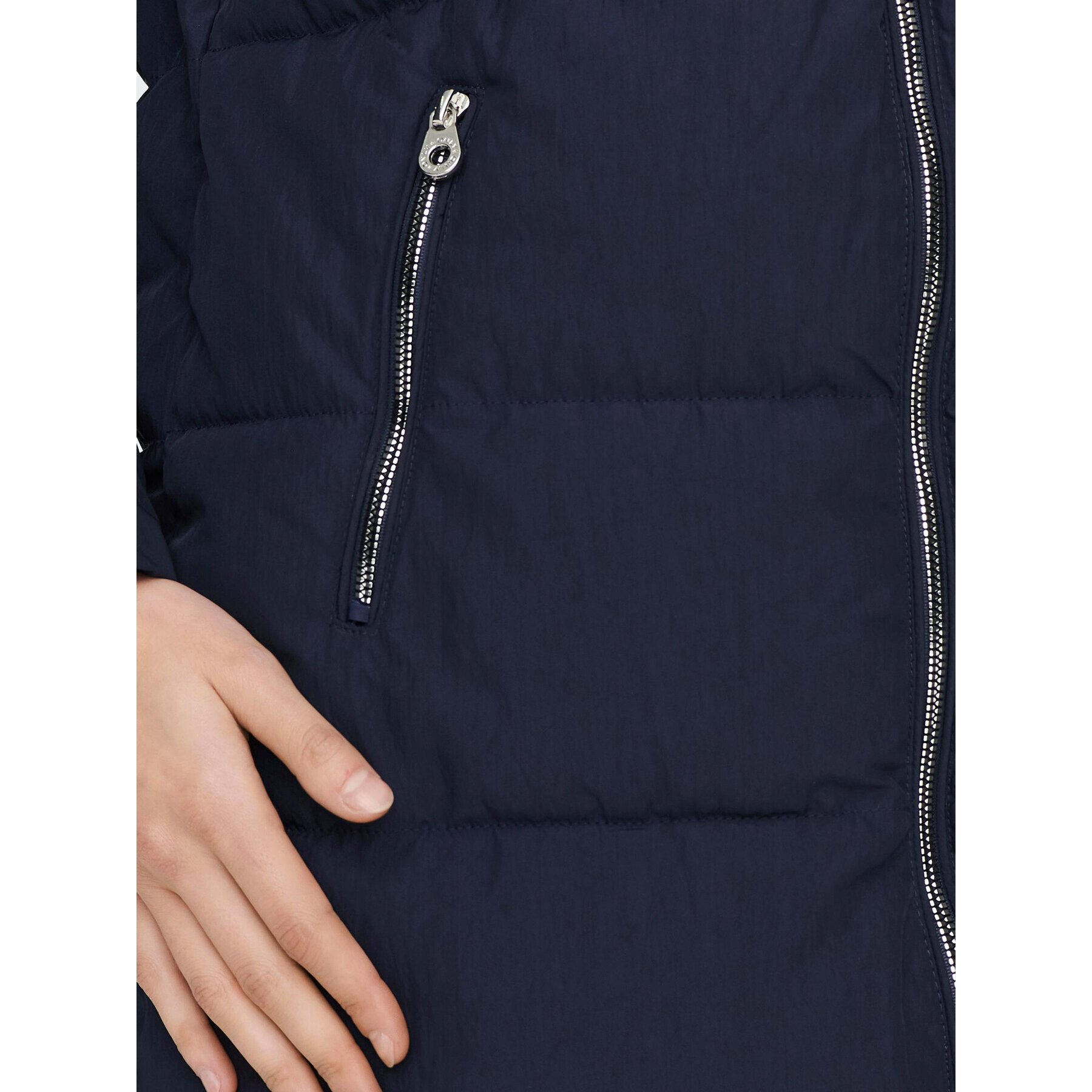 ONLY Пухено яке Dolly 15205369 Тъмносин Regular Fit - Pepit.bg