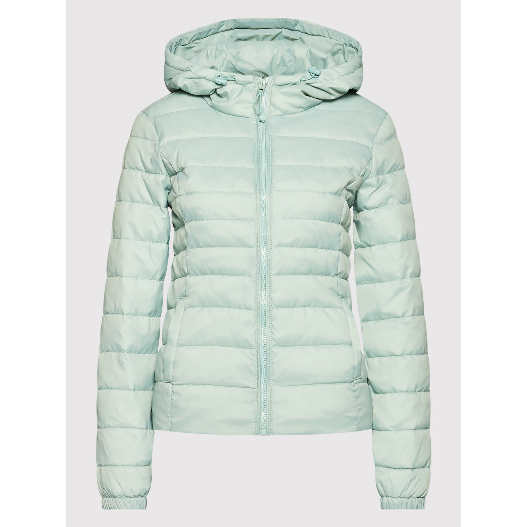 ONLY Пухено яке Tahoe 15156569 Зелен Regular Fit - Pepit.bg
