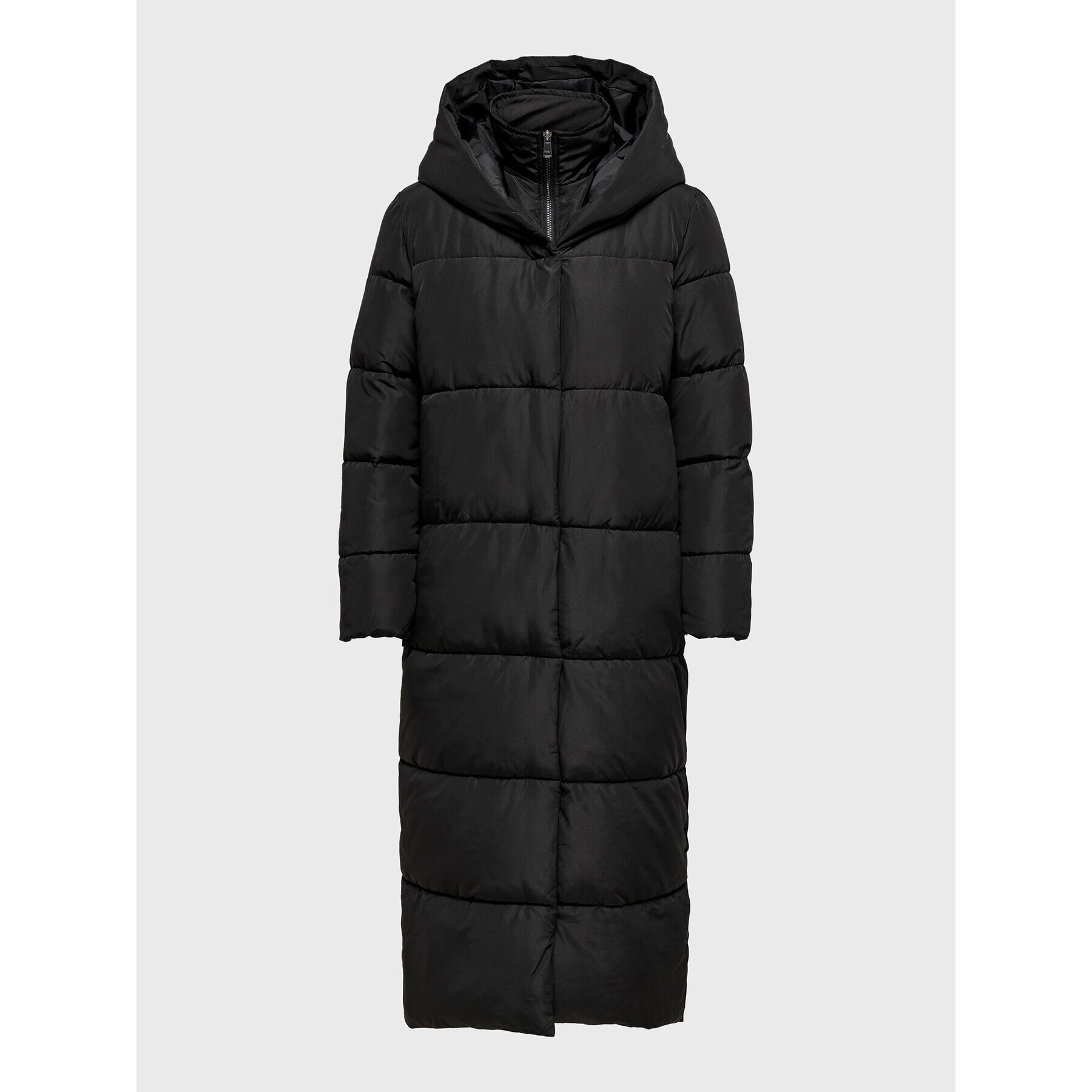 ONLY Пухено яке X-Long 15247829 Черен Regular Fit - Pepit.bg