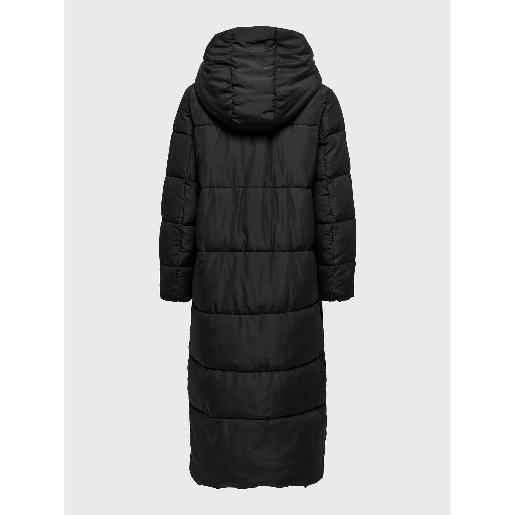 ONLY Пухено яке X-Long 15247829 Черен Regular Fit - Pepit.bg