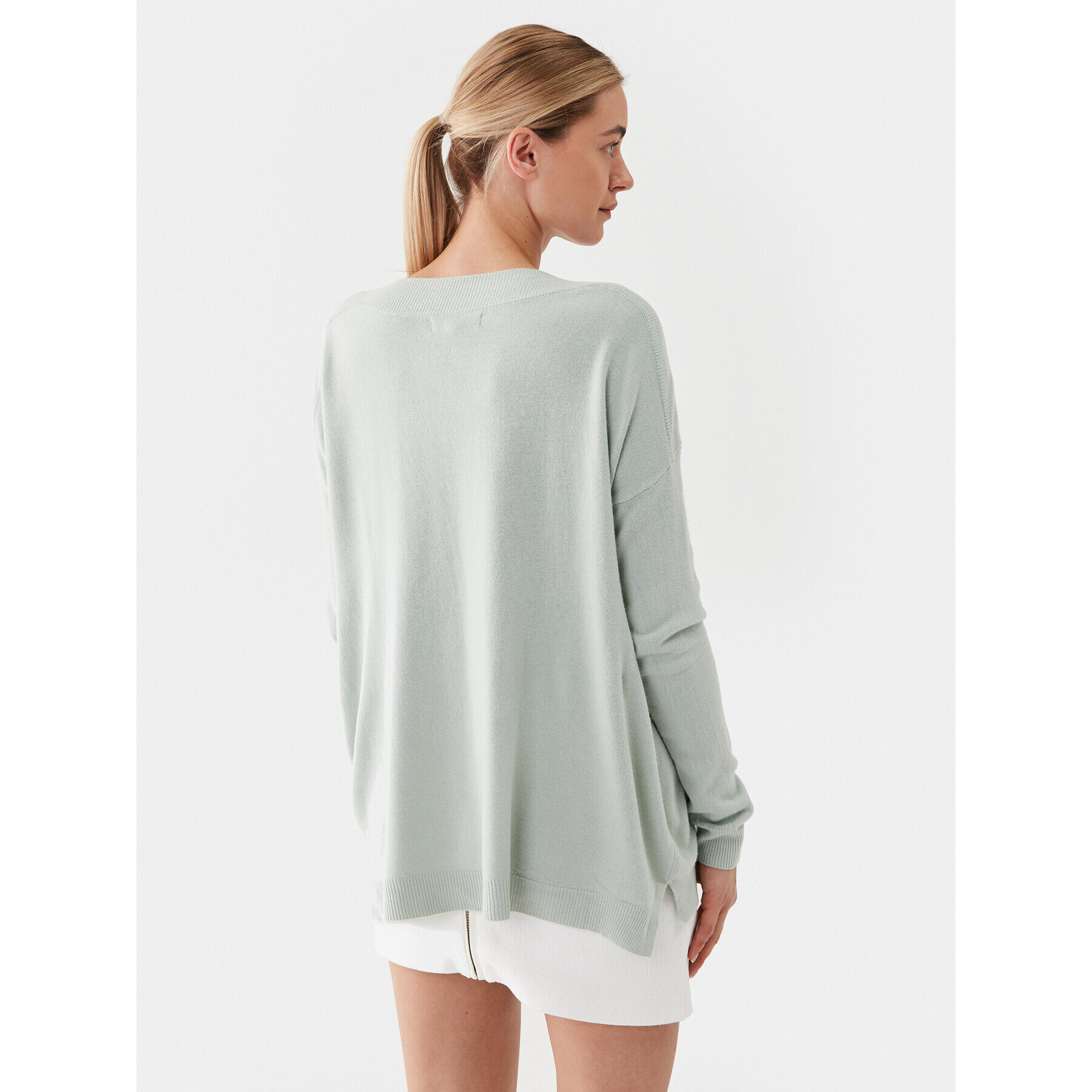ONLY Пуловер 15280492 Зелен Loose Fit - Pepit.bg