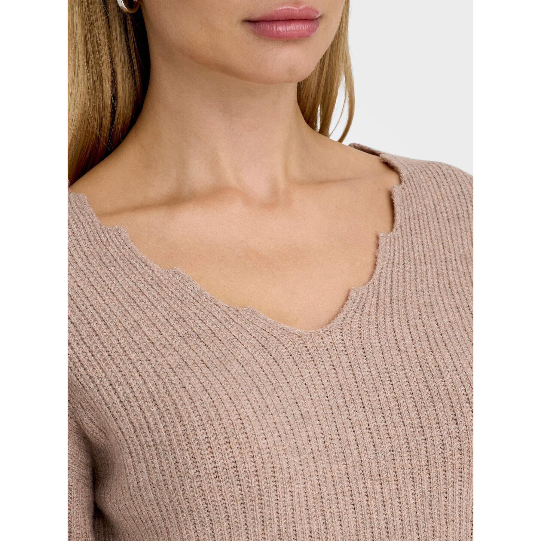 ONLY Пуловер 15297168 Кафяв Regular Fit - Pepit.bg
