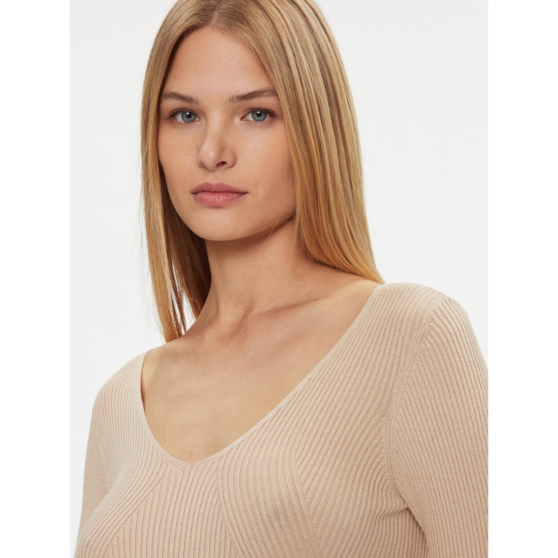 ONLY Пуловер 15302350 Бежов Regular Fit - Pepit.bg