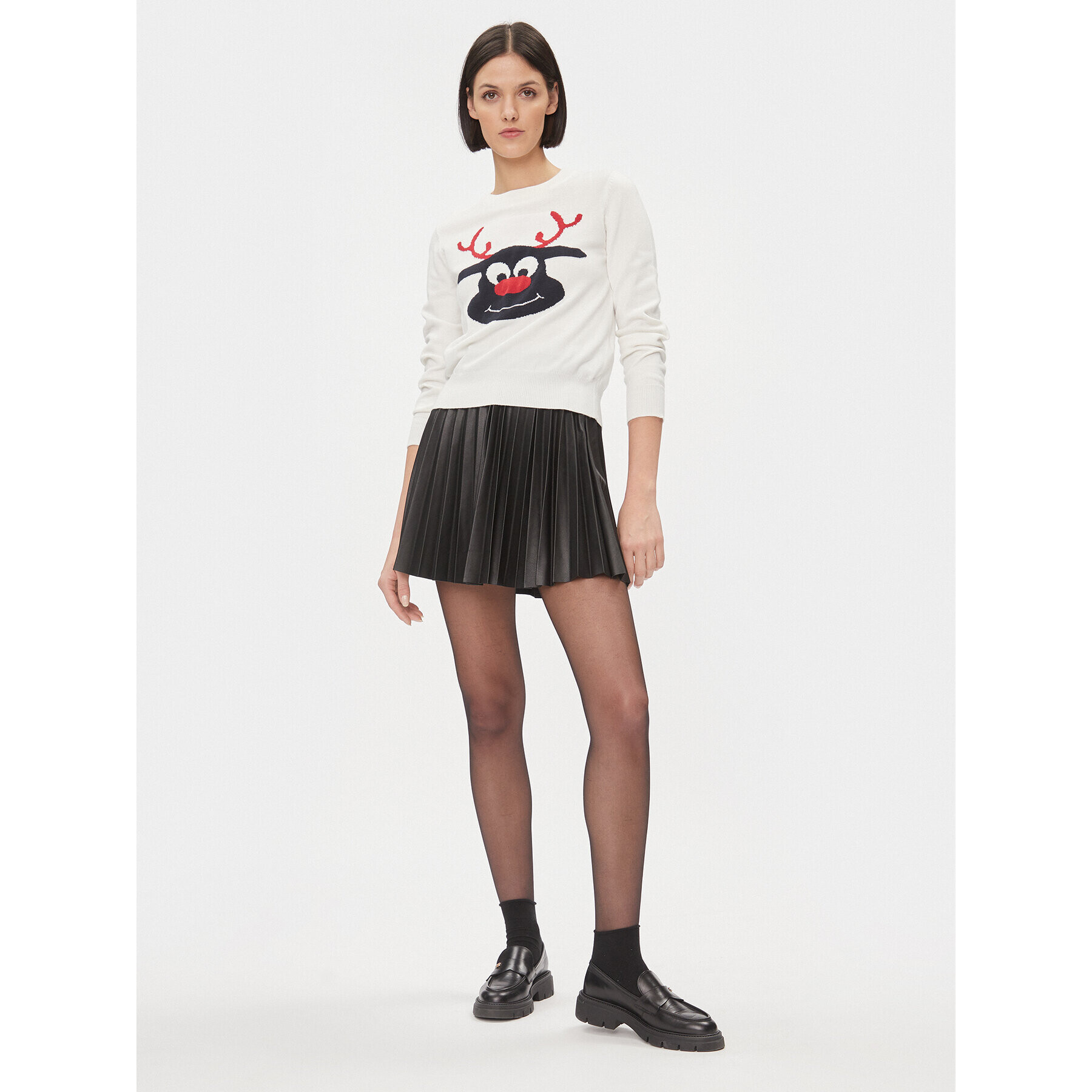 ONLY Пуловер 15302939 Екрю Regular Fit - Pepit.bg