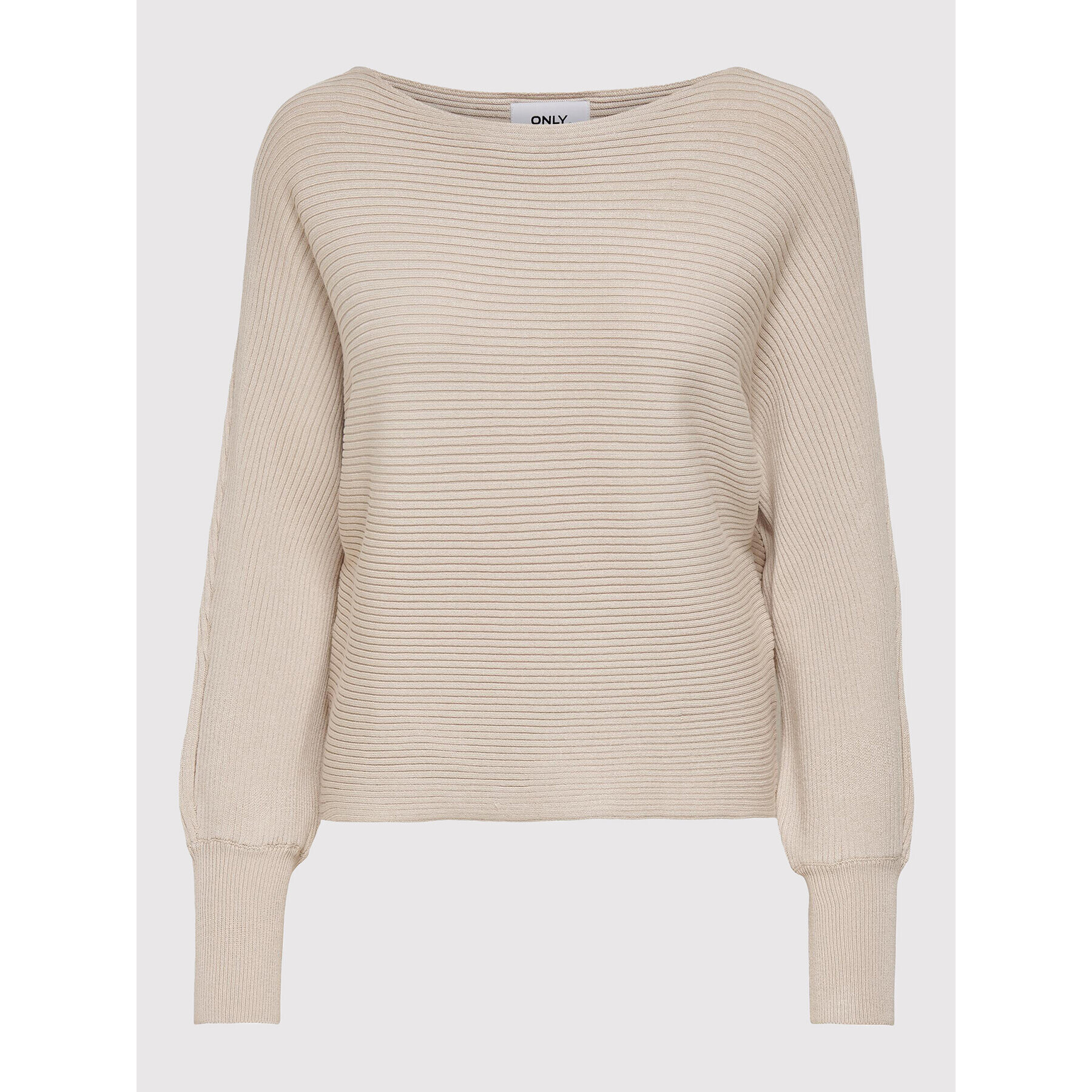 ONLY Пуловер Adaline 15226298 Бежов Relaxed Fit - Pepit.bg