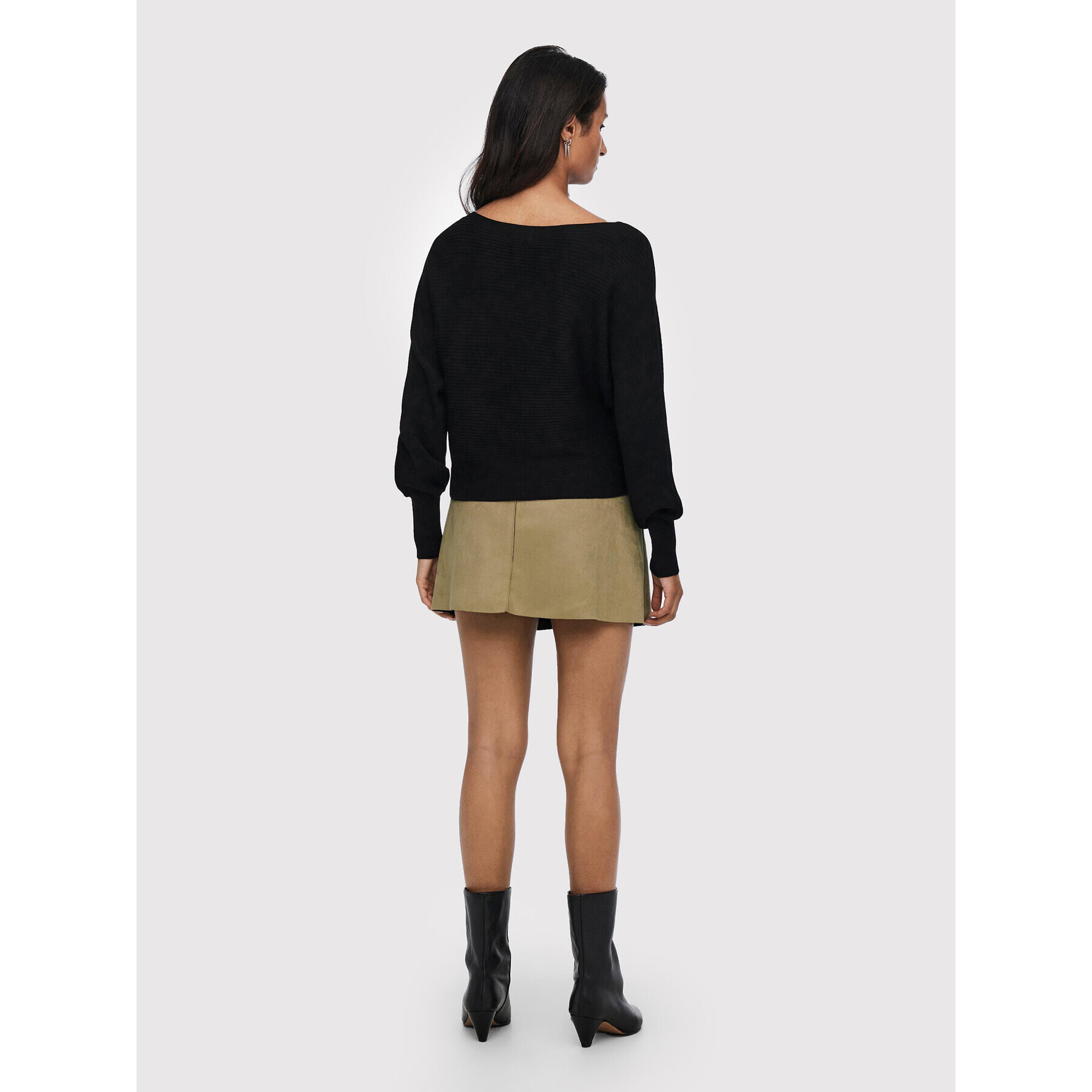 ONLY Пуловер Adaline 15226298 Черен Relaxed Fit - Pepit.bg