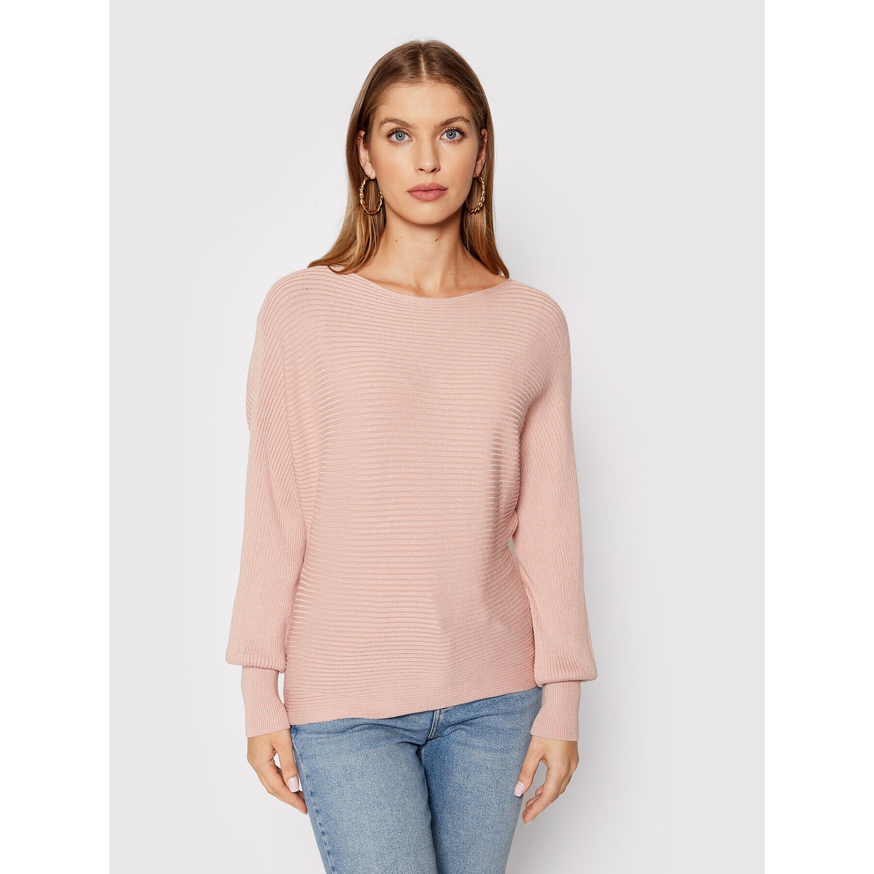 ONLY Пуловер Adaline 15226298 Розов Relaxed Fit - Pepit.bg