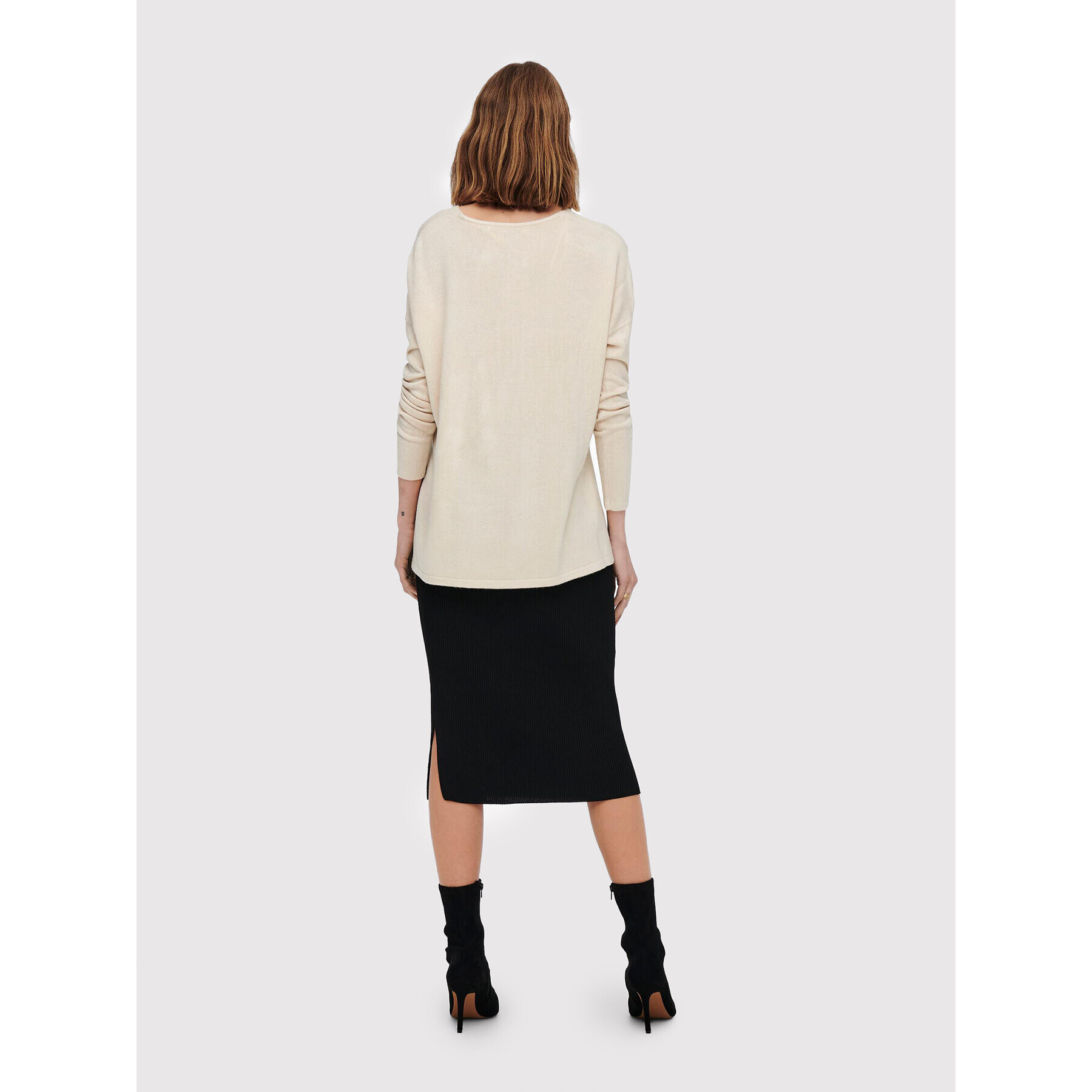 ONLY Пуловер Amalia 15219642 Бежов Regular Fit - Pepit.bg
