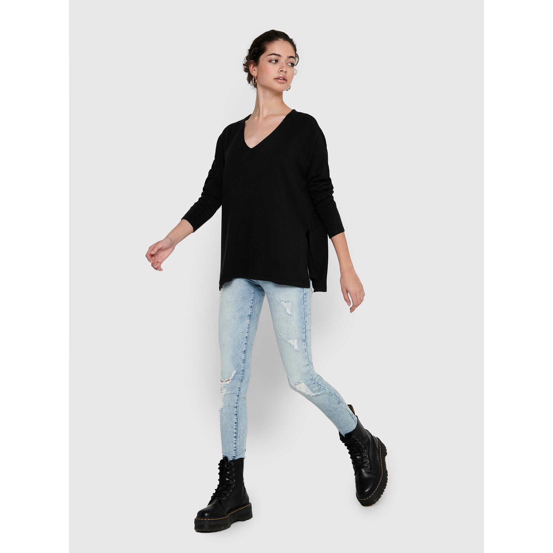 ONLY Пуловер Amalia 15219642 Черен Regular Fit - Pepit.bg