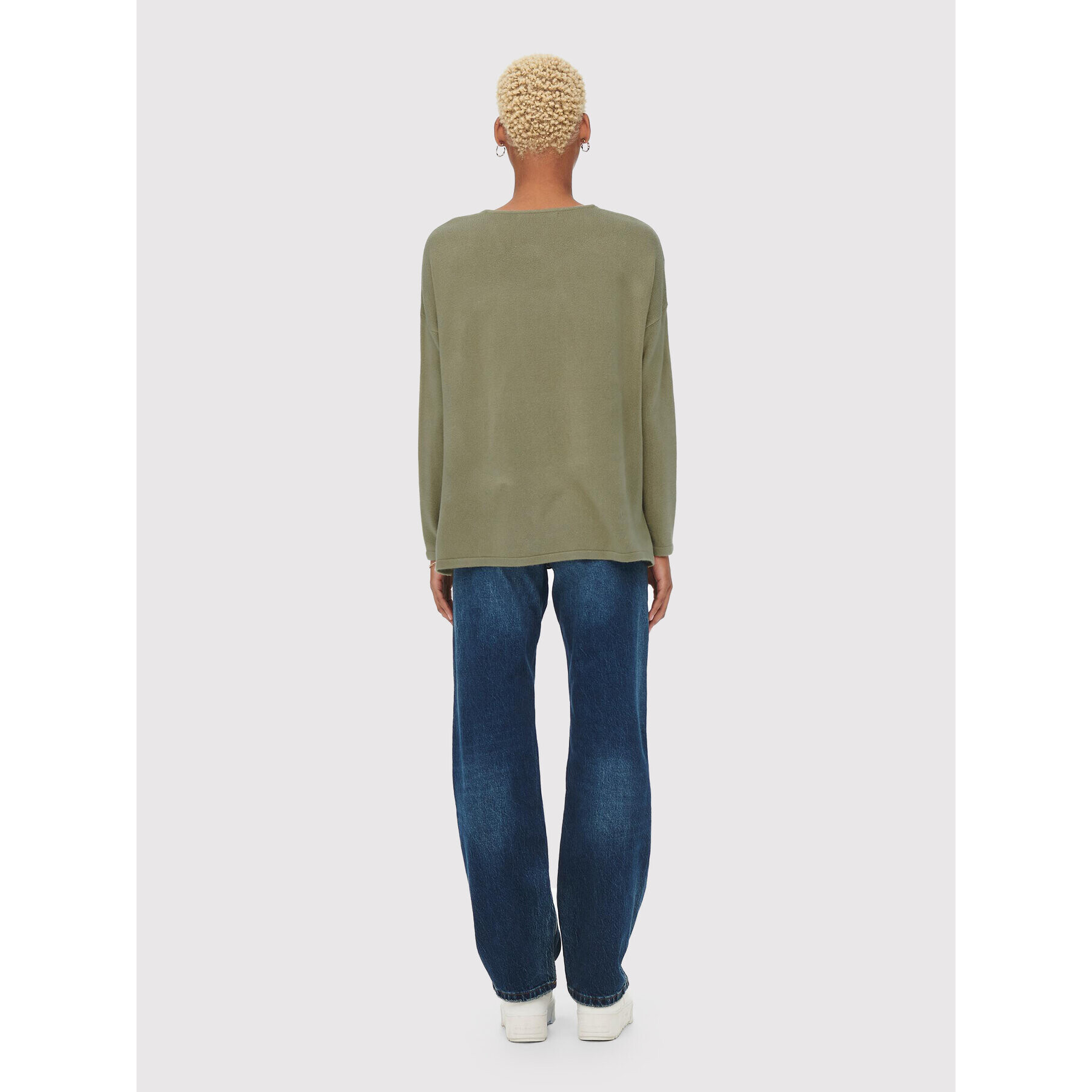 ONLY Пуловер Amalia 15219642 Зелен Regular Fit - Pepit.bg