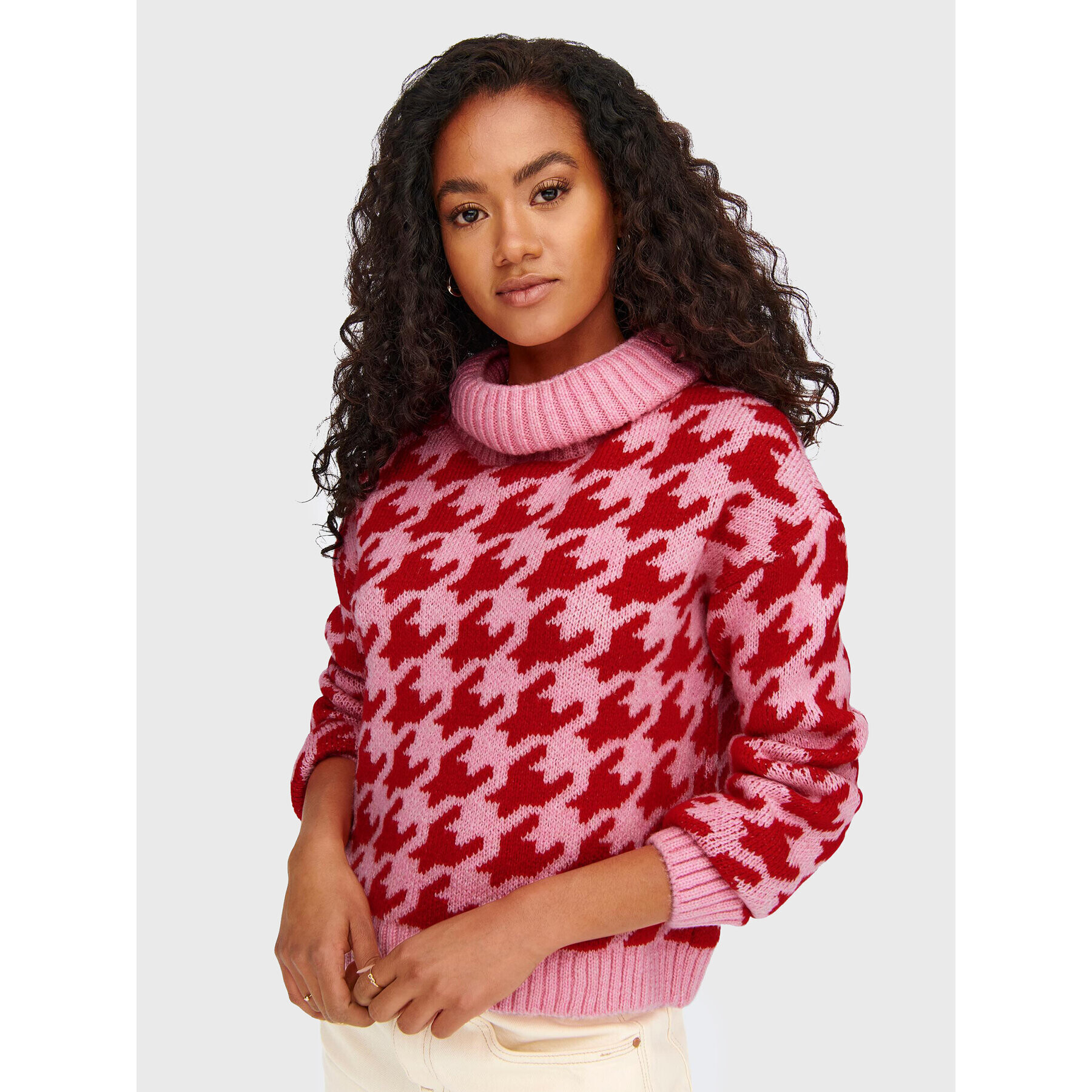 ONLY Пуловер Jaxie 15269065 Розов Regular Fit - Pepit.bg