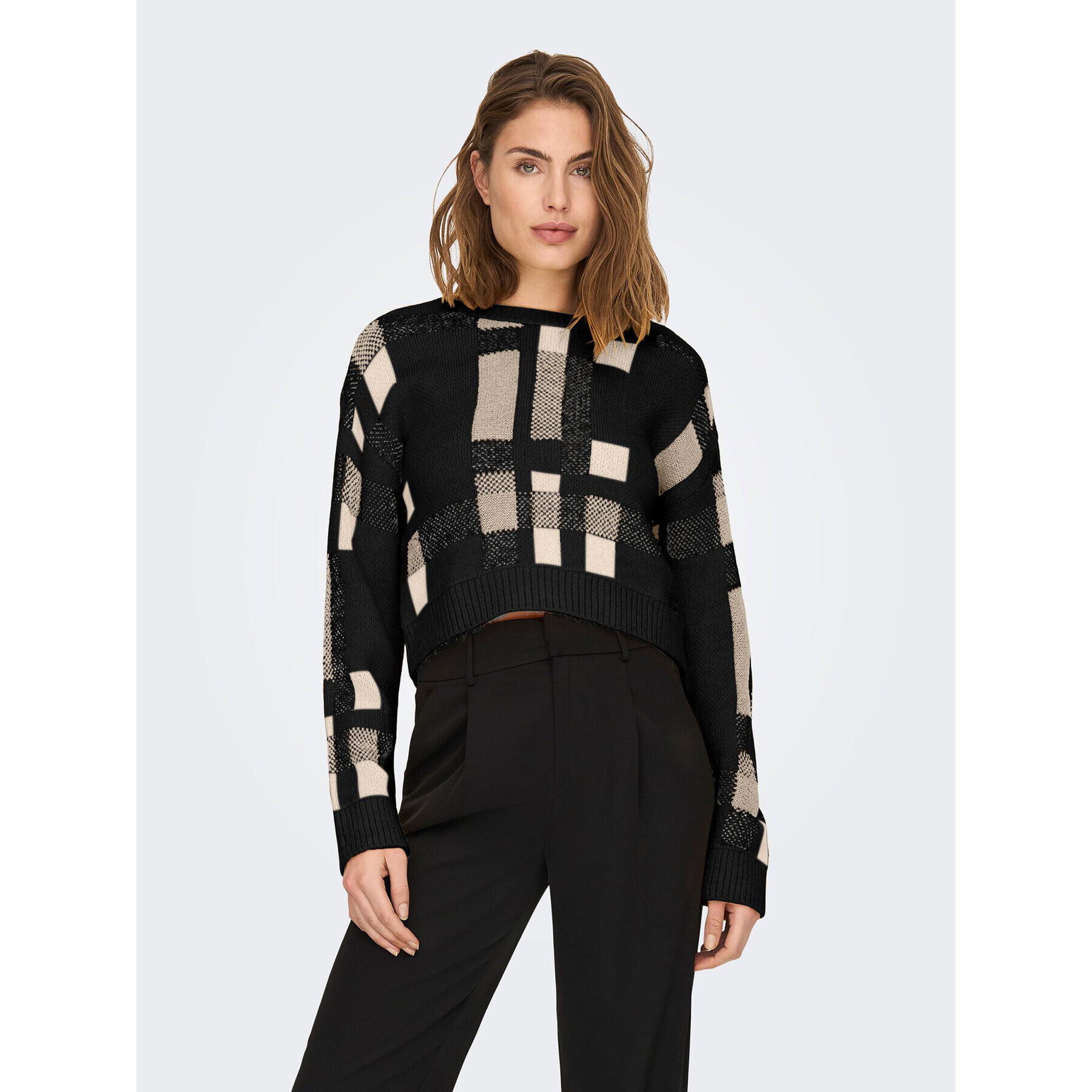ONLY Пуловер Kelly 15264617 Черен Regular Fit - Pepit.bg