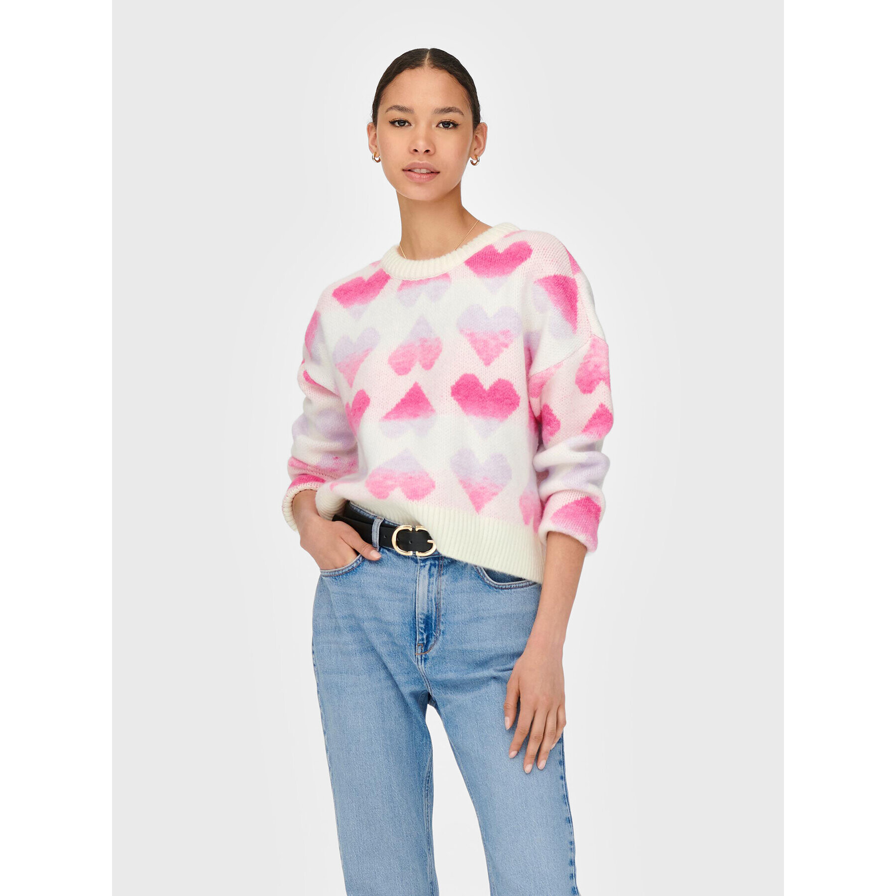 ONLY Пуловер Laida 15259434 Розов Regular Fit - Pepit.bg