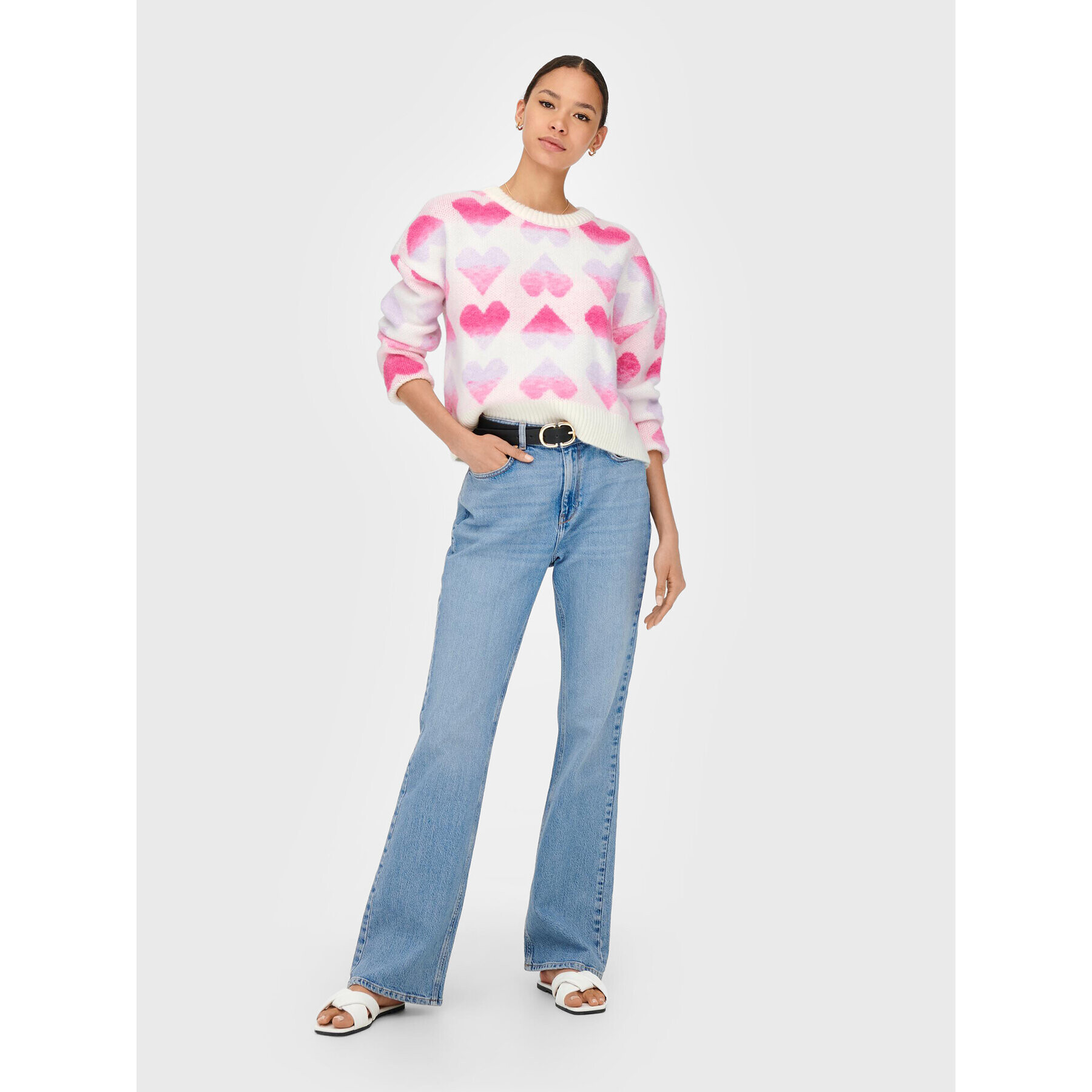 ONLY Пуловер Laida 15259434 Розов Regular Fit - Pepit.bg