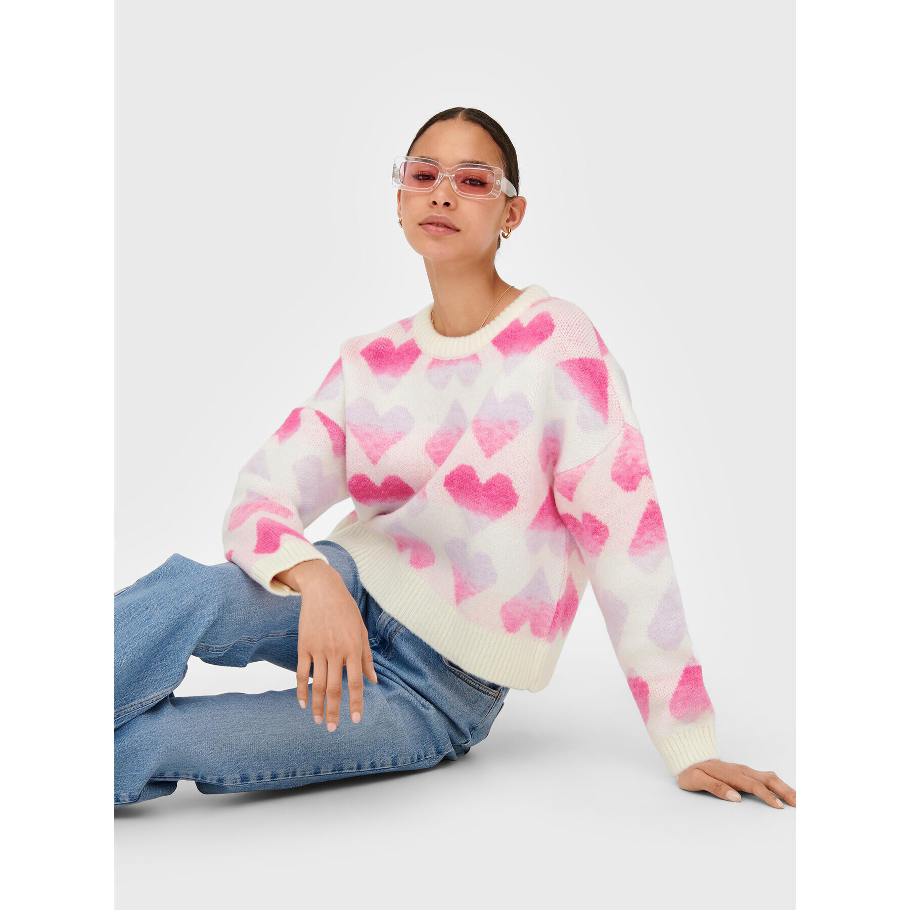 ONLY Пуловер Laida 15259434 Розов Regular Fit - Pepit.bg