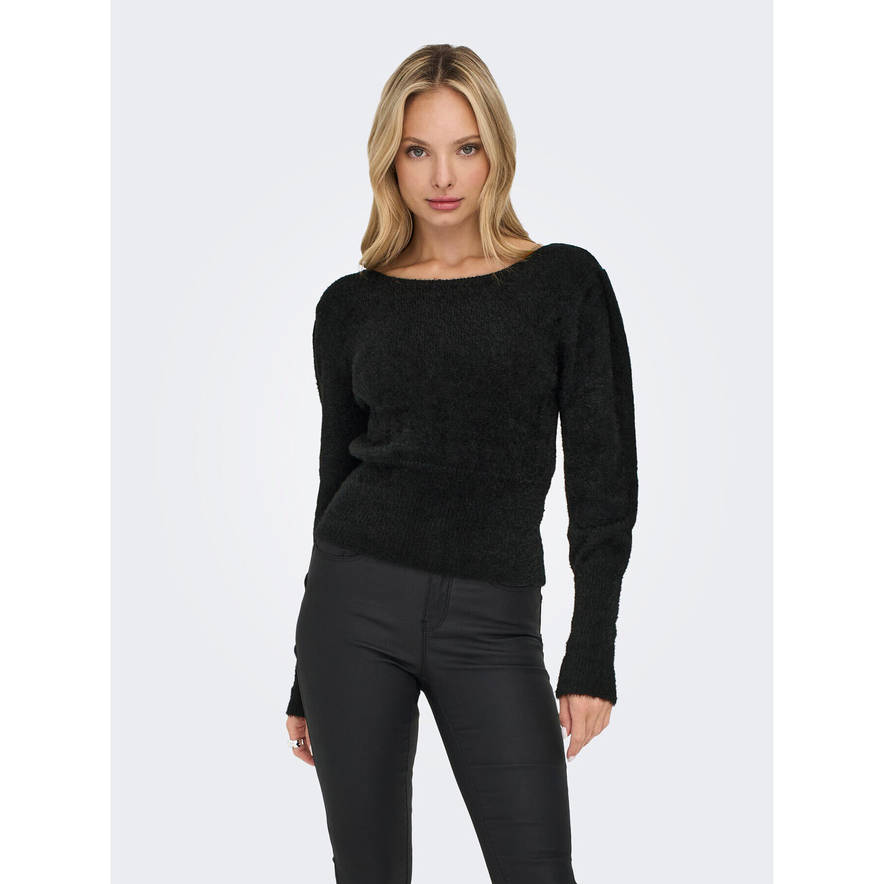 ONLY Пуловер Lella 15260678 Черен Slim Fit - Pepit.bg