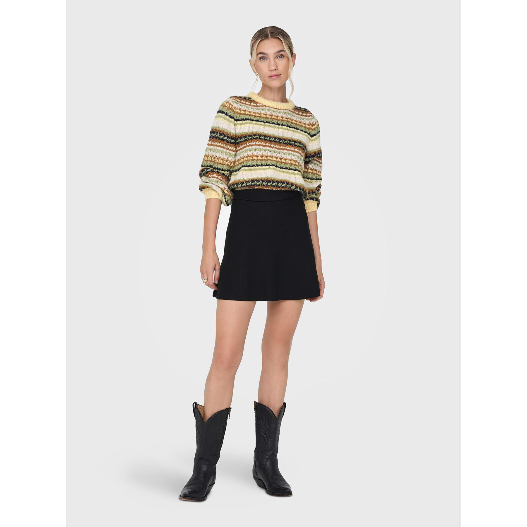 ONLY Пуловер Mabel 15272599 Жълт Regular Fit - Pepit.bg