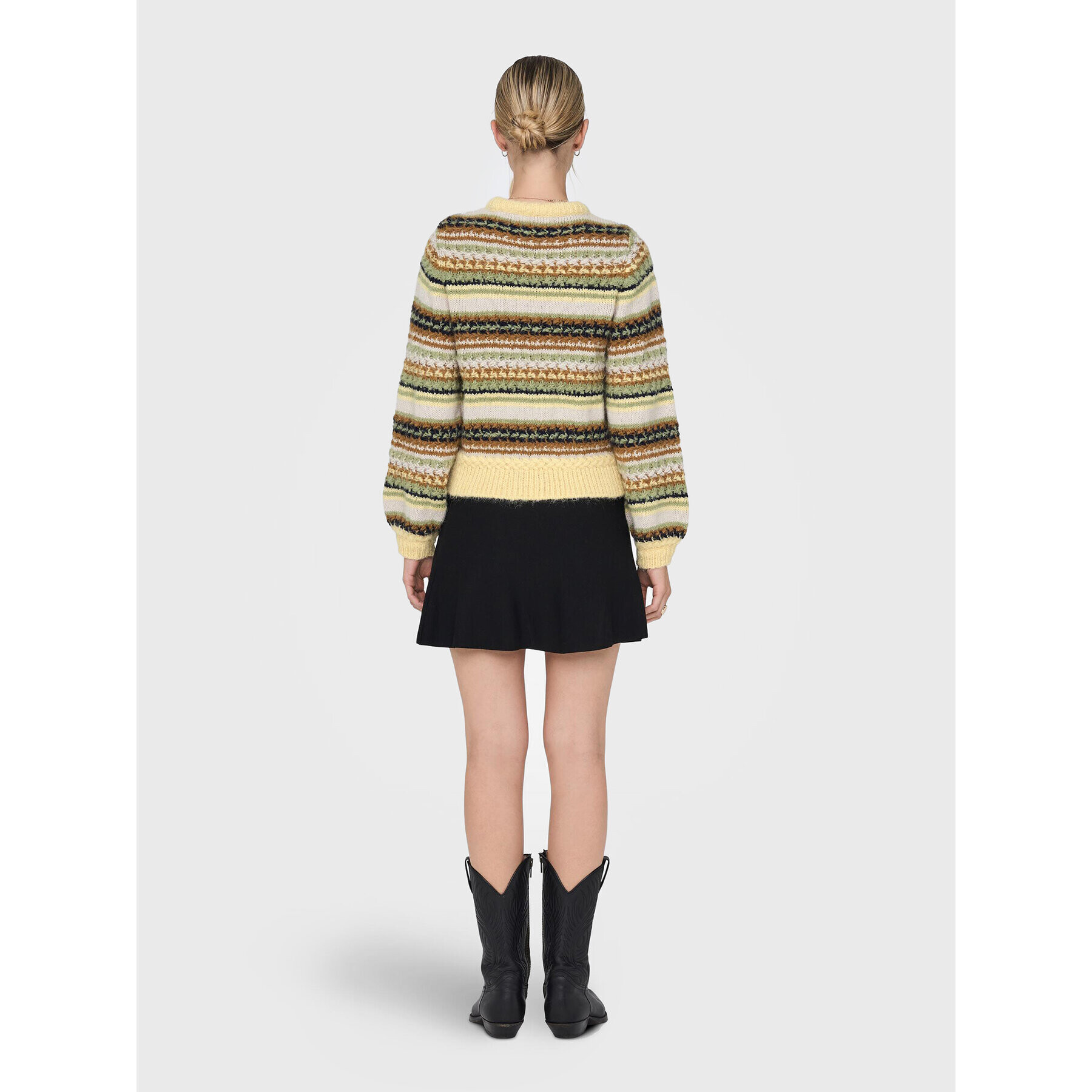 ONLY Пуловер Mabel 15272599 Жълт Regular Fit - Pepit.bg