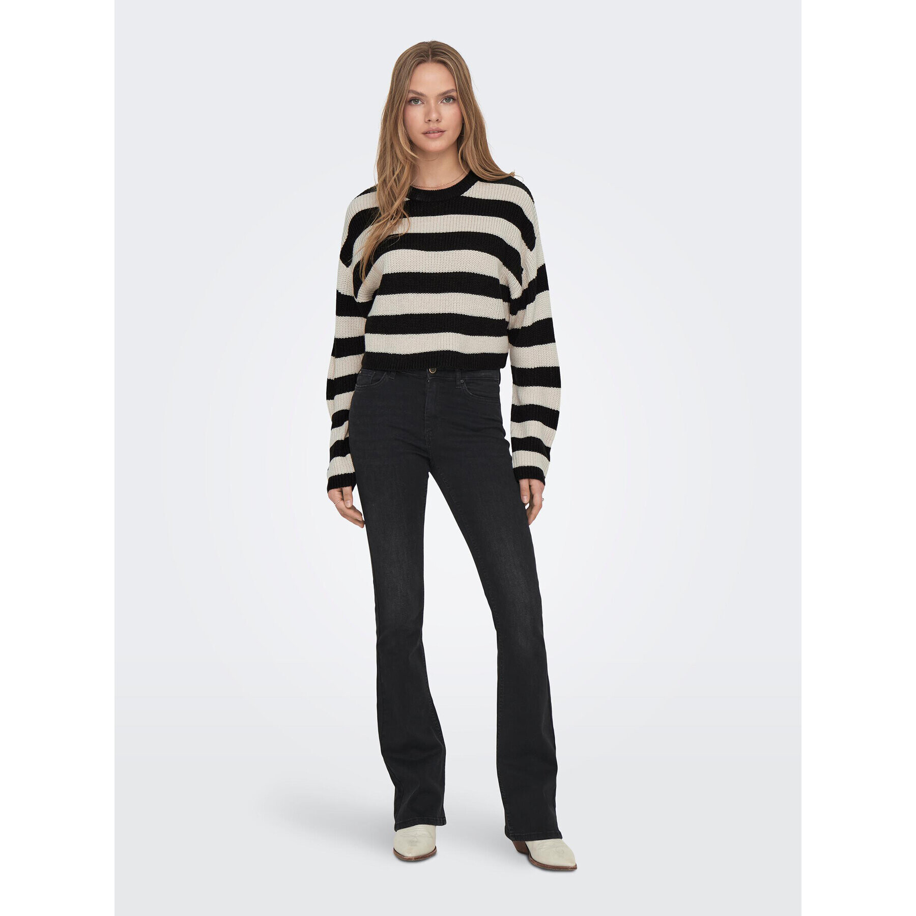 ONLY Пуловер Malavi 15284453 Черен Regular Fit - Pepit.bg