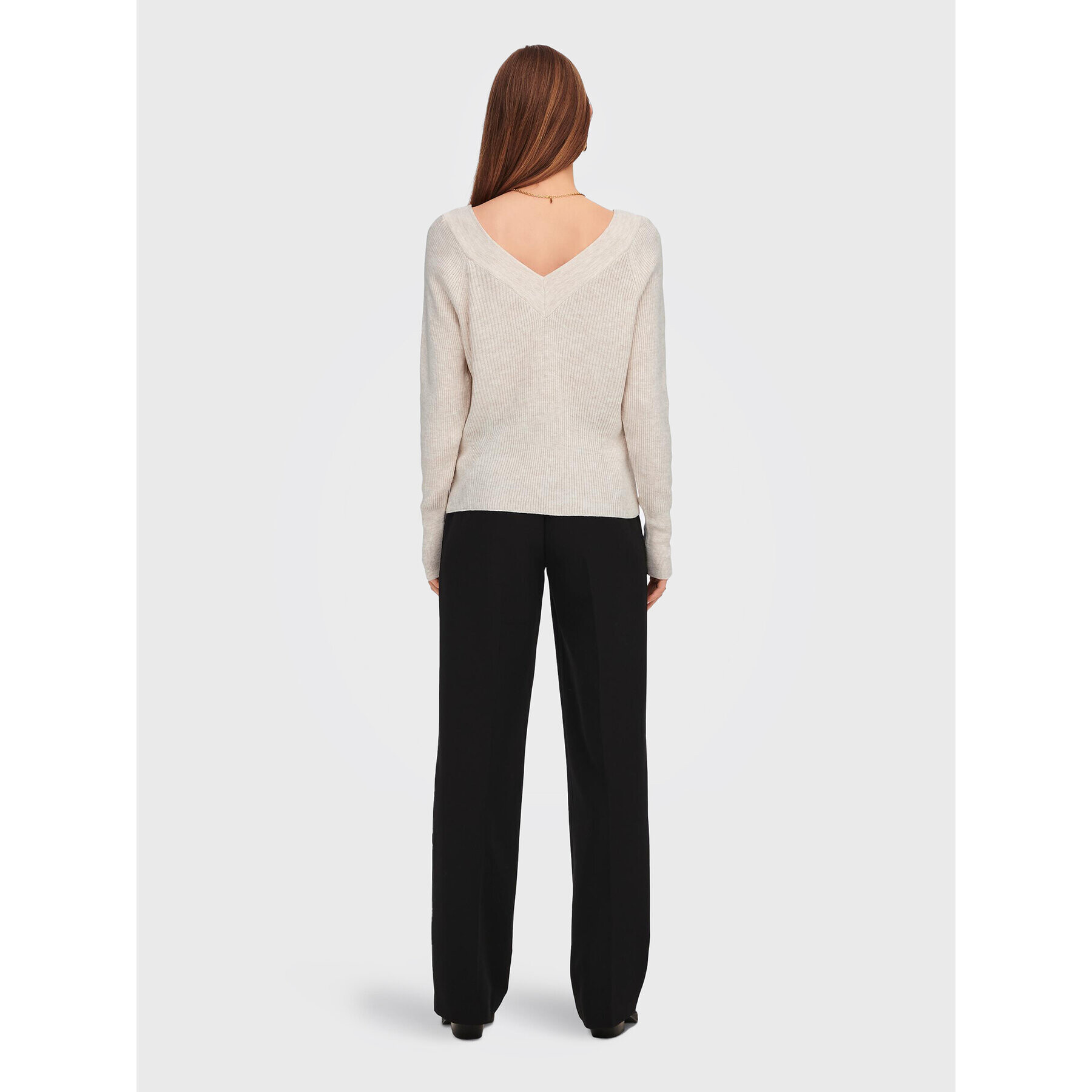 ONLY Пуловер New Tessa 15268801 Бежов Regular Fit - Pepit.bg