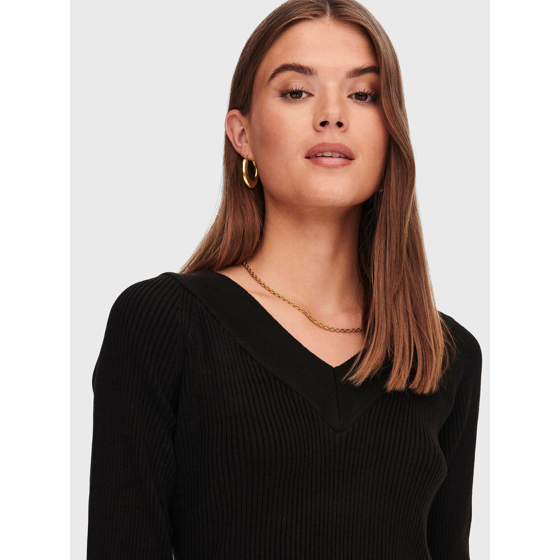 ONLY Пуловер New Tessa 15268801 Черен Regular Fit - Pepit.bg