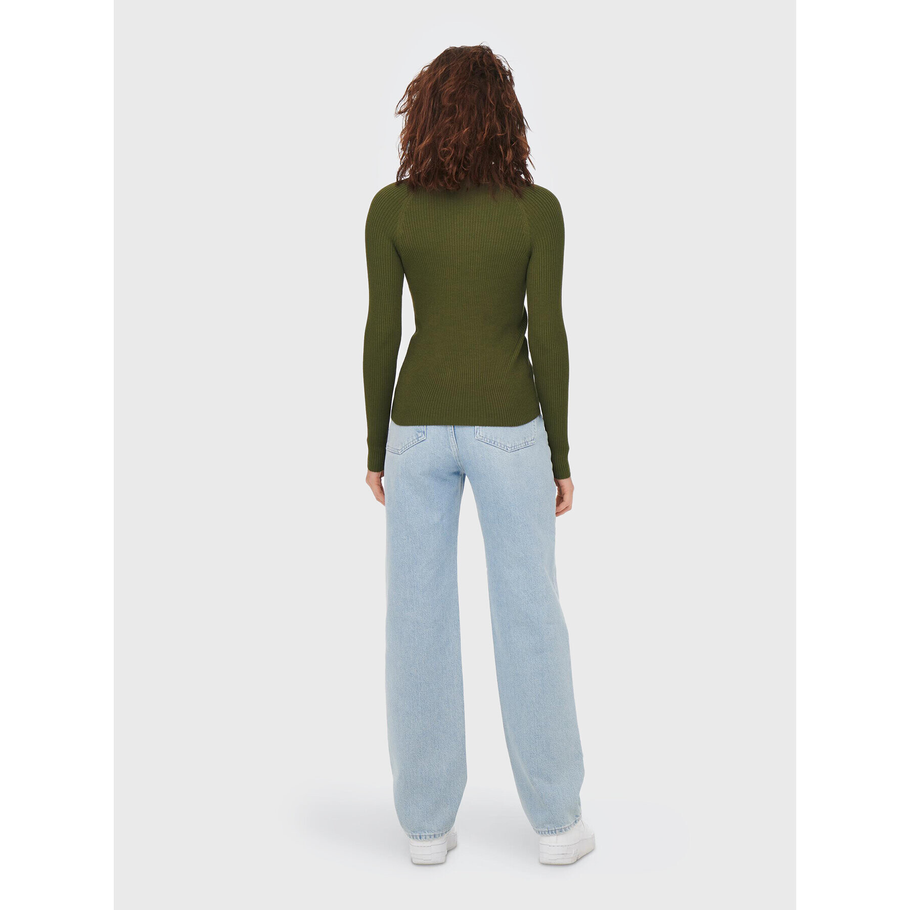 ONLY Пуловер Rachella 15272596 Зелен Slim Fit - Pepit.bg