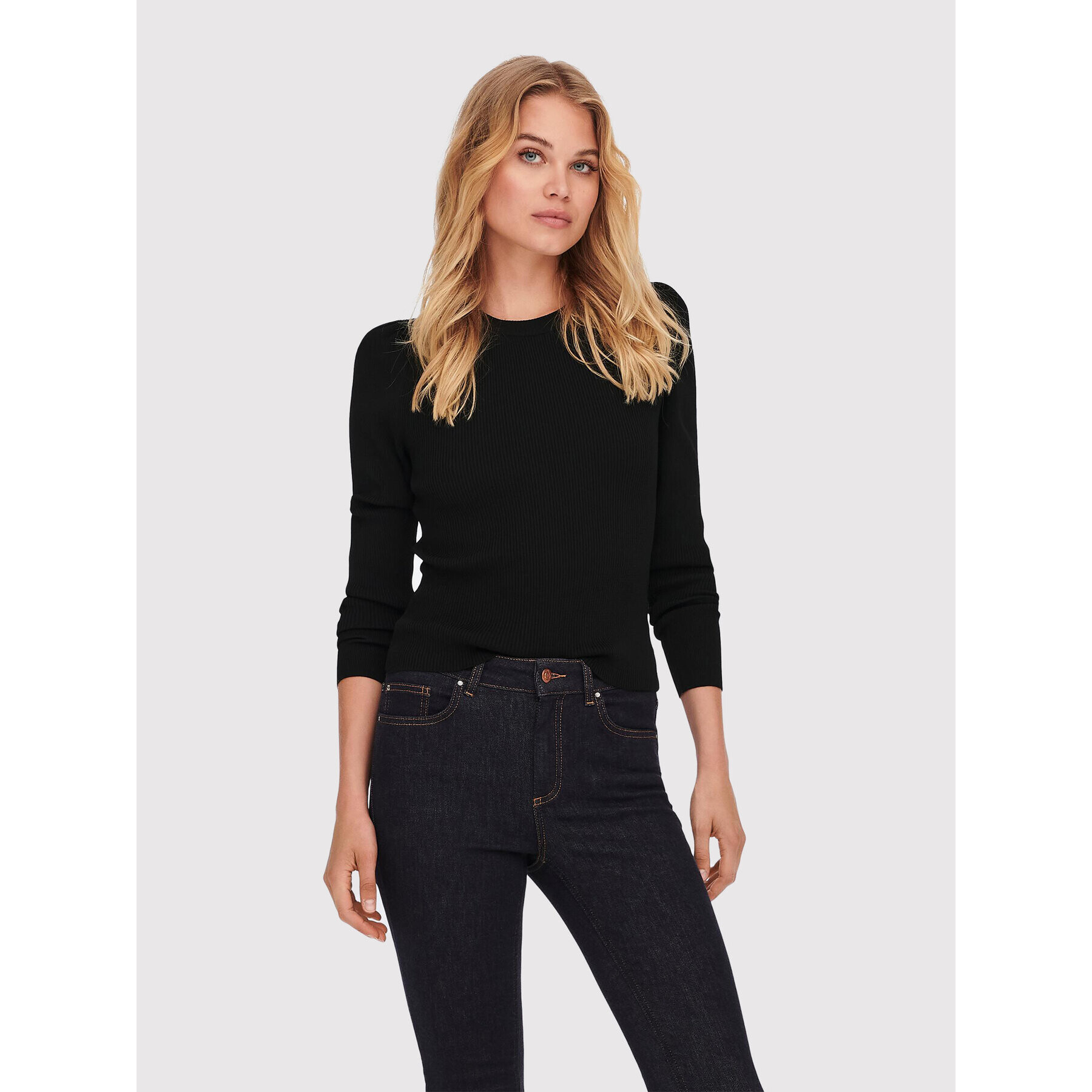 ONLY Пуловер Sally 15251029 Черен Regular Fit - Pepit.bg