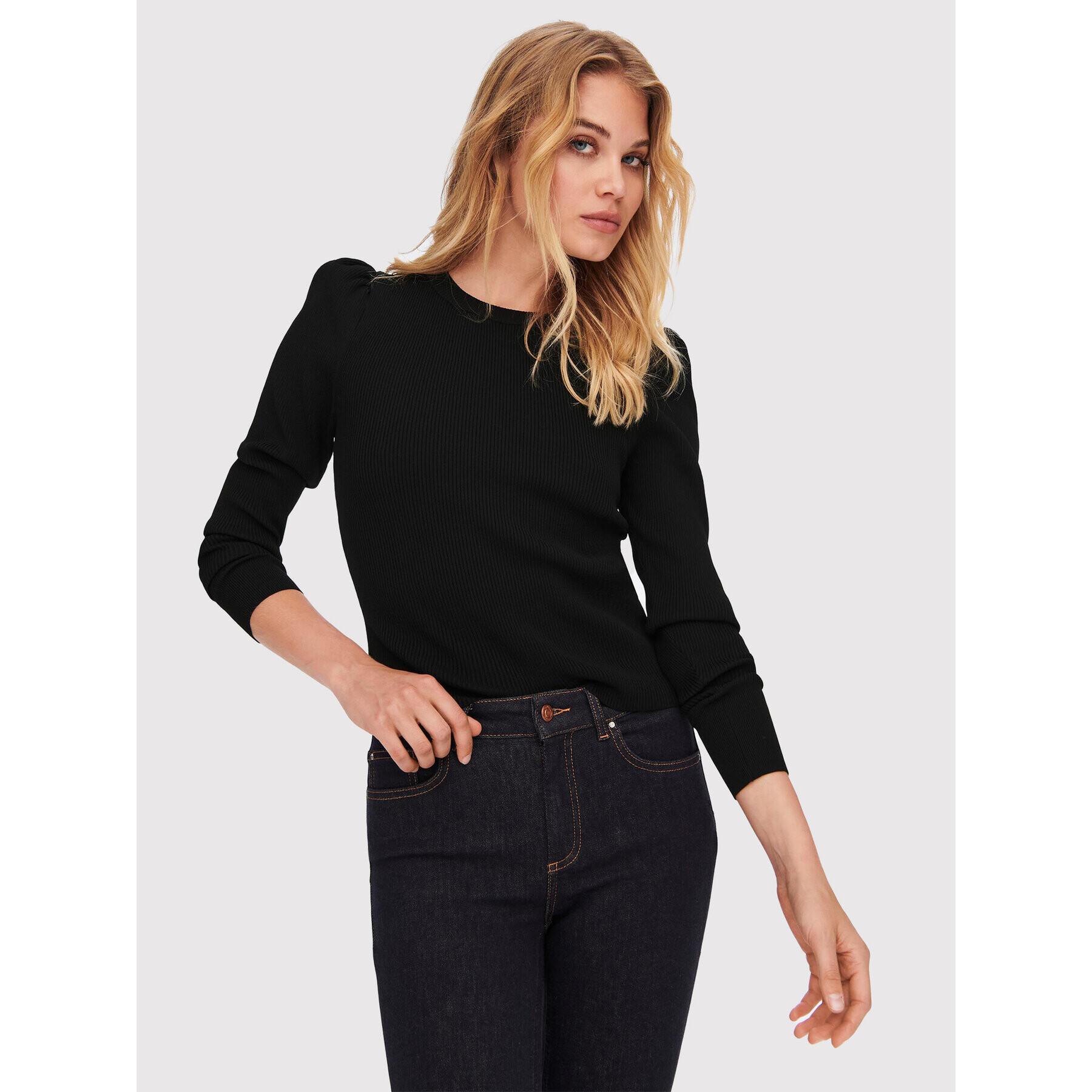 ONLY Пуловер Sally 15251029 Черен Regular Fit - Pepit.bg