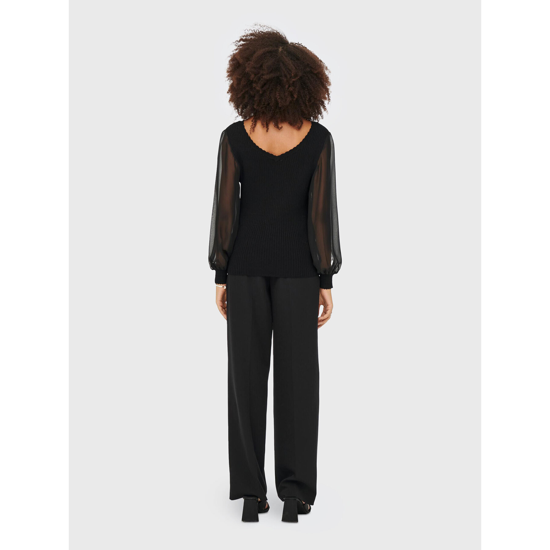 ONLY Пуловер Violetta 15259503 Черен Regular Fit - Pepit.bg