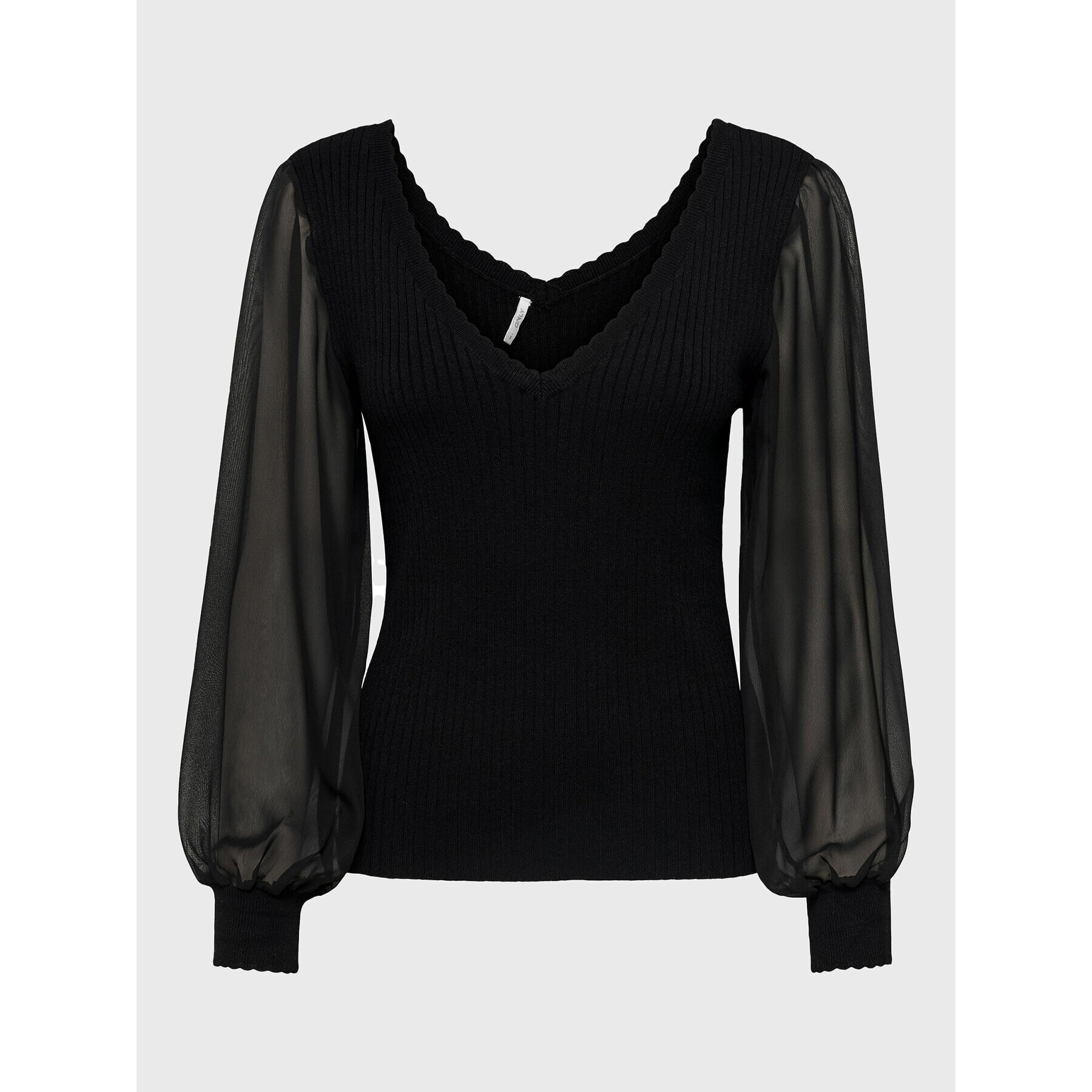 ONLY Пуловер Violetta 15259503 Черен Regular Fit - Pepit.bg