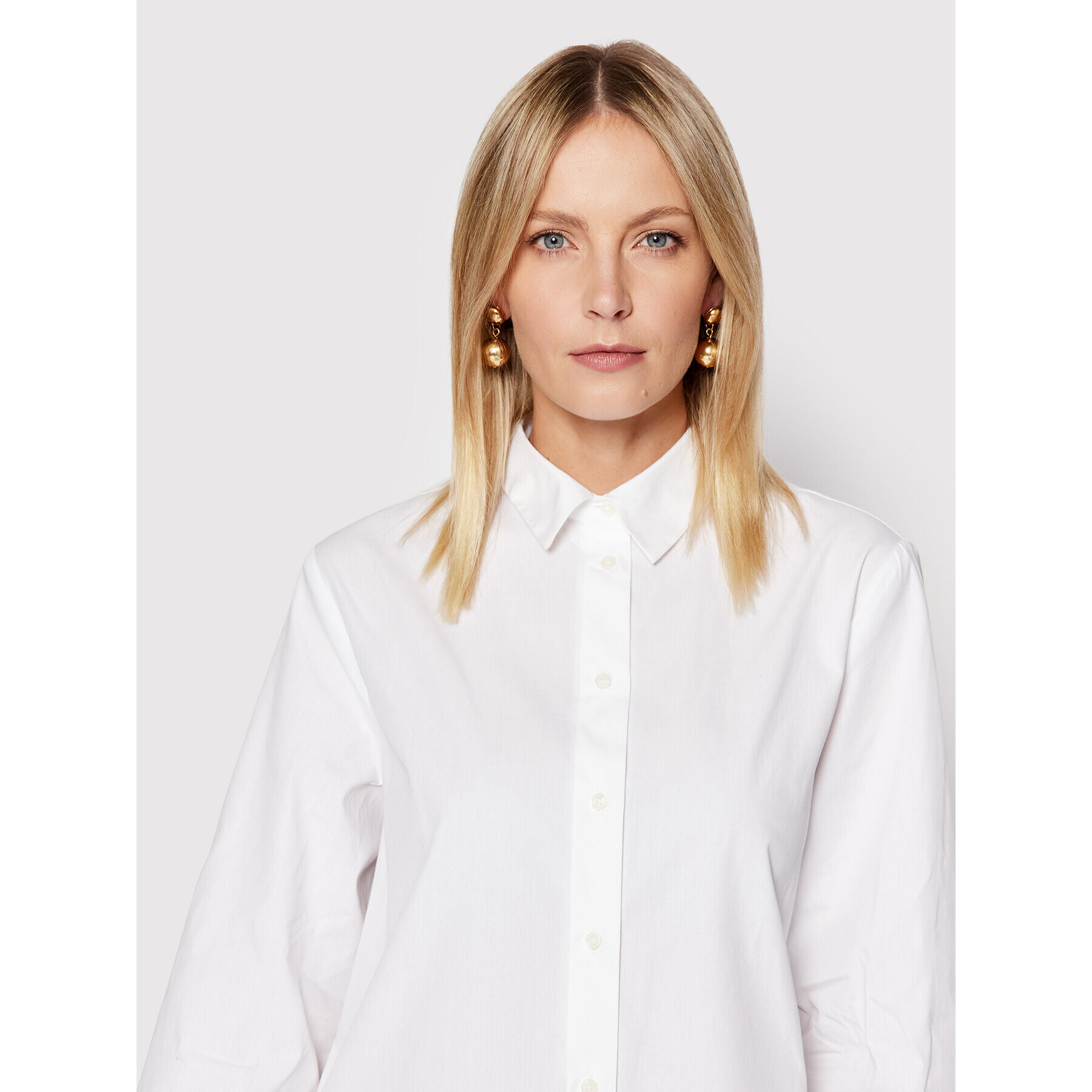 ONLY Риза Nora 15227677 Бял Relaxed Fit - Pepit.bg