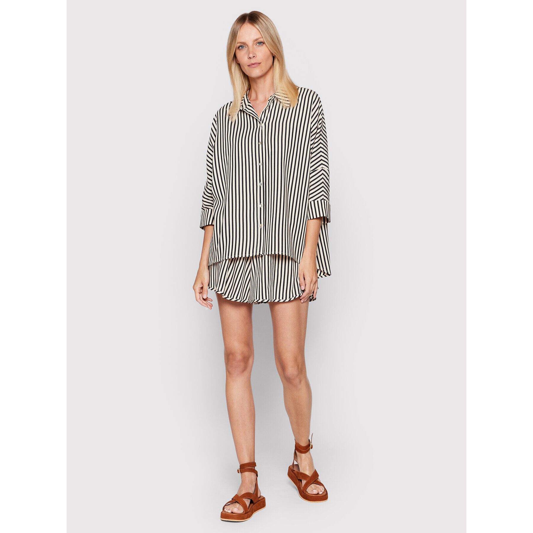 ONLY Риза Sweet 15256307 Черен Relaxed Fit - Pepit.bg