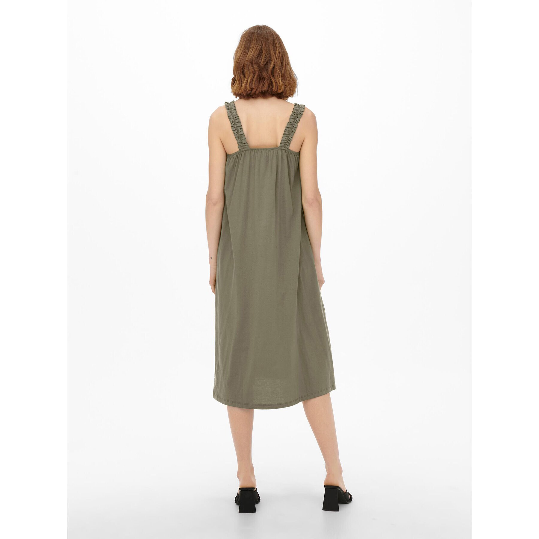 ONLY Рокля 15262294 Зелен Regular Fit - Pepit.bg