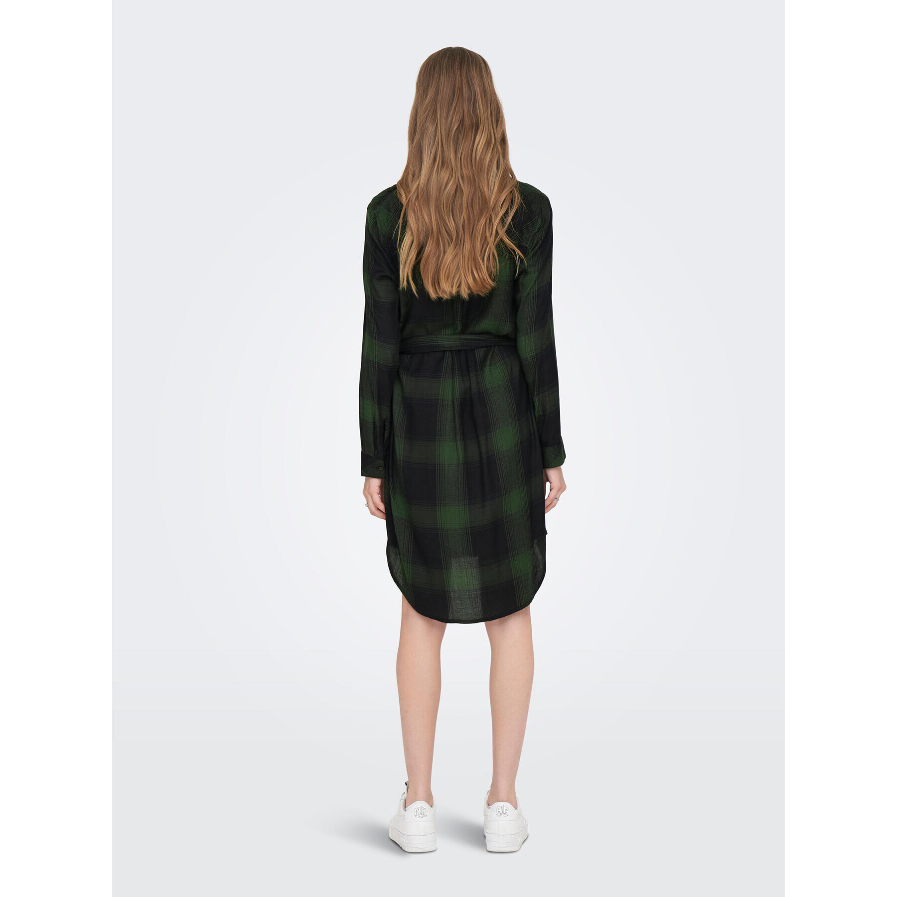 ONLY Рокля тип риза 15238033 Зелен Regular Fit - Pepit.bg