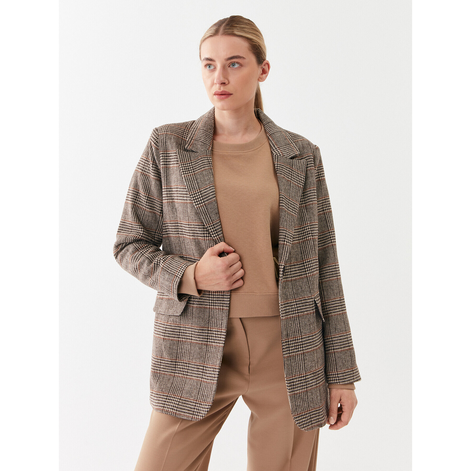 ONLY Сако 15292901 Бежов Regular Fit - Pepit.bg