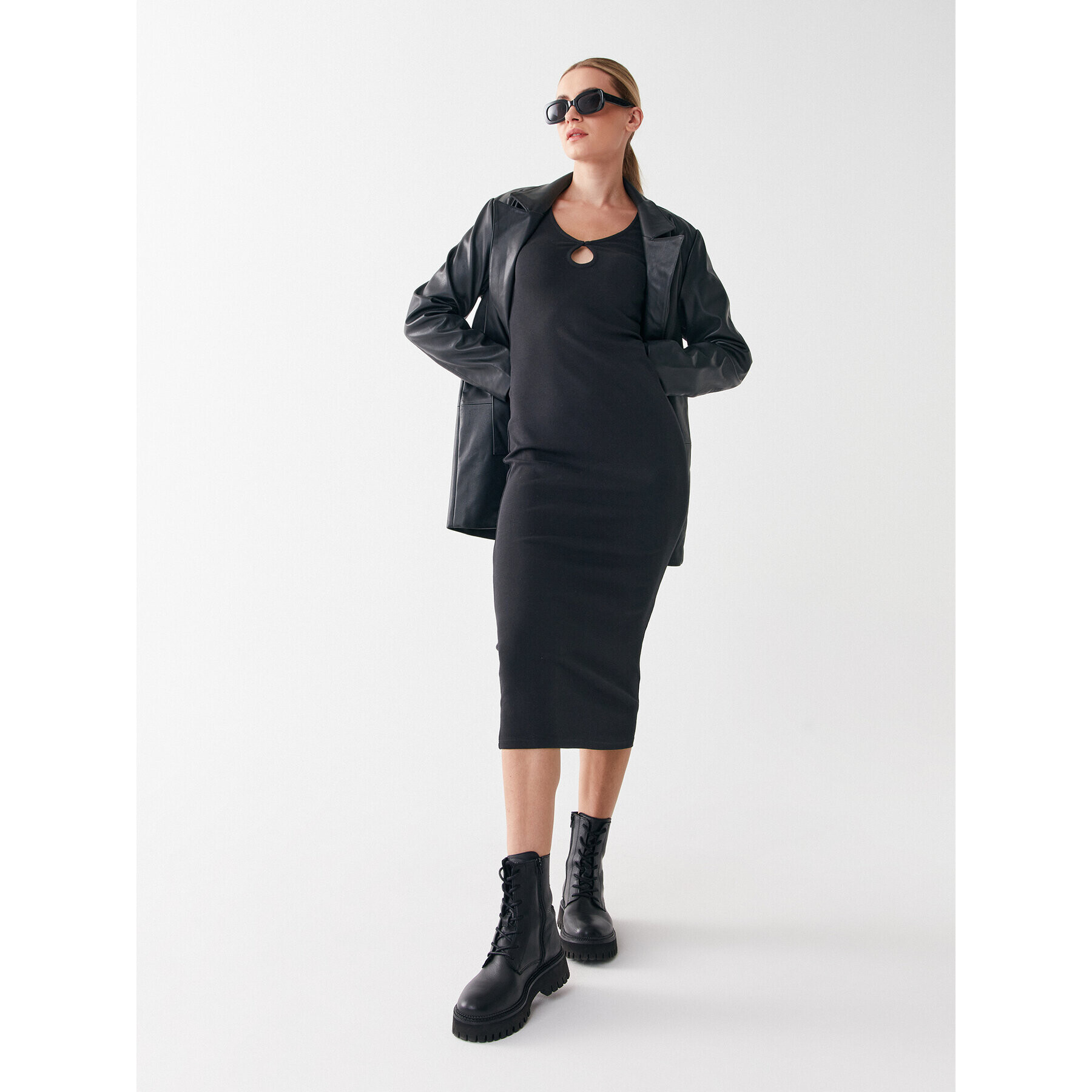ONLY Сако 15298242 Черен Loose Fit - Pepit.bg