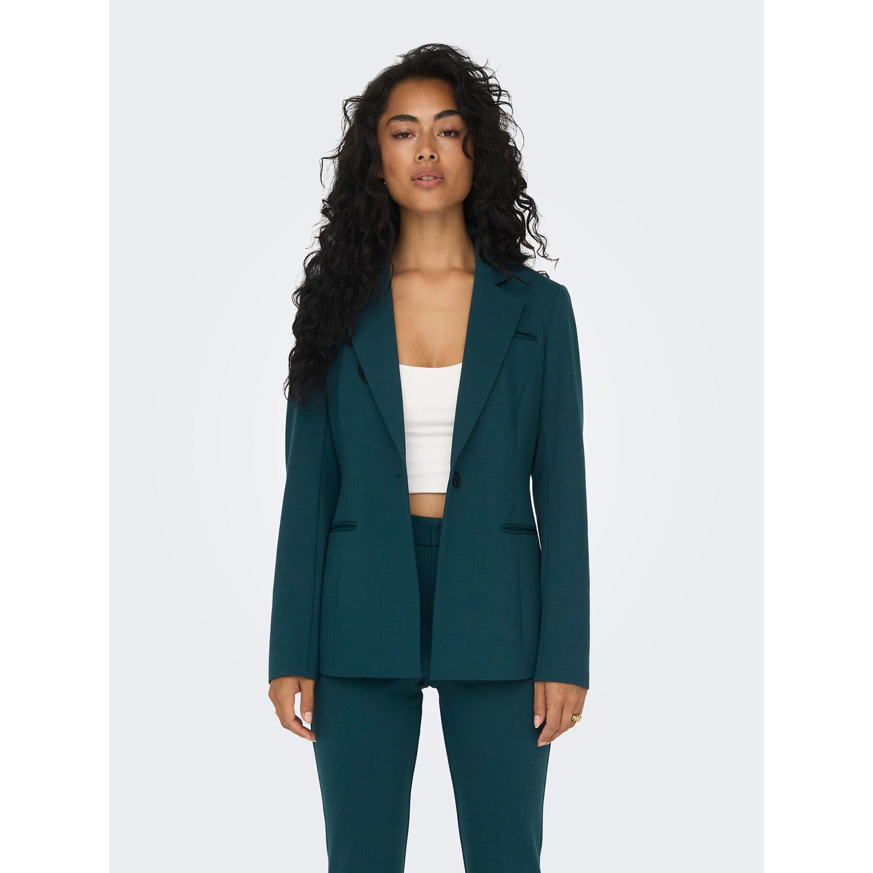 ONLY Сако 15298659 Зелен Slim Fit - Pepit.bg