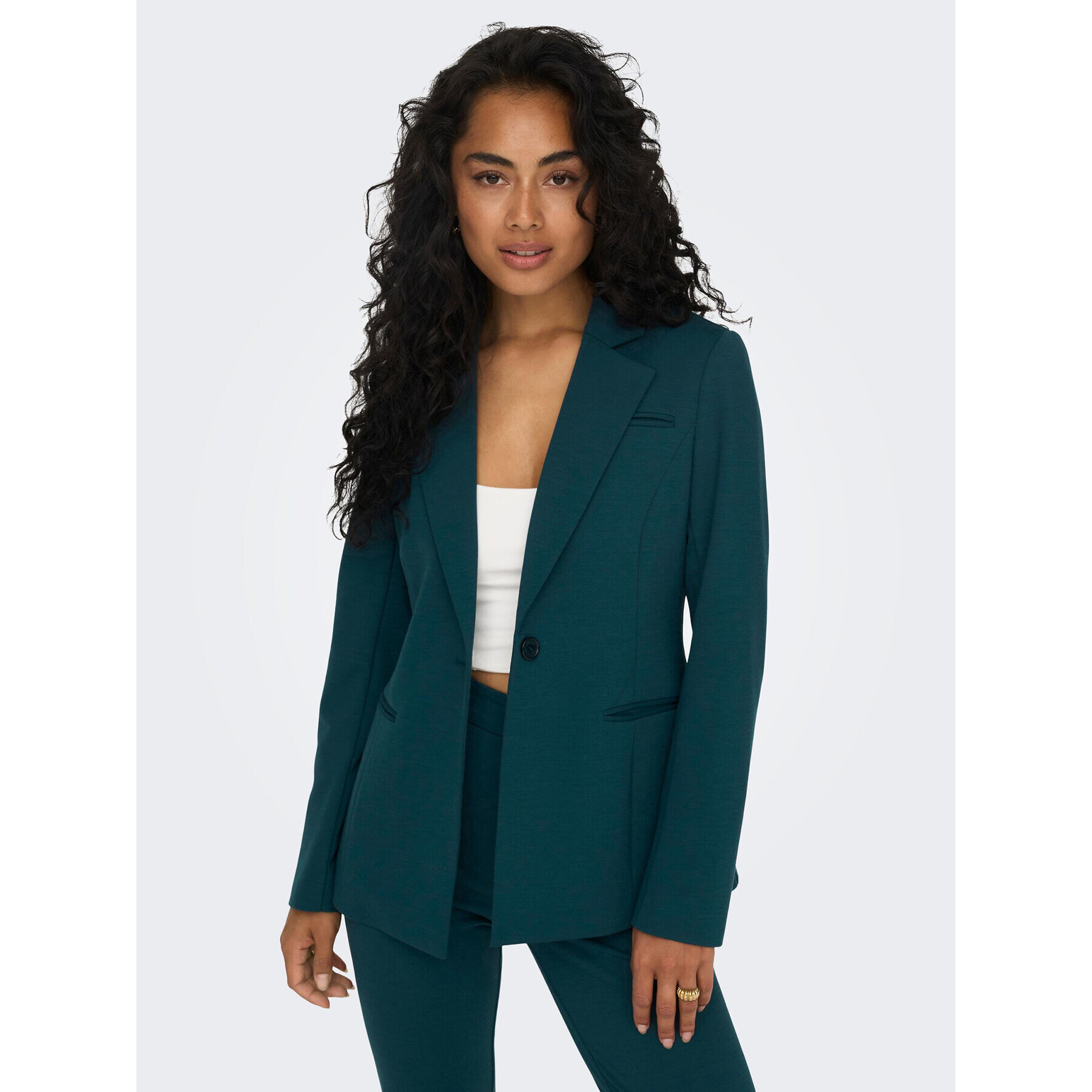 ONLY Сако 15298659 Зелен Slim Fit - Pepit.bg