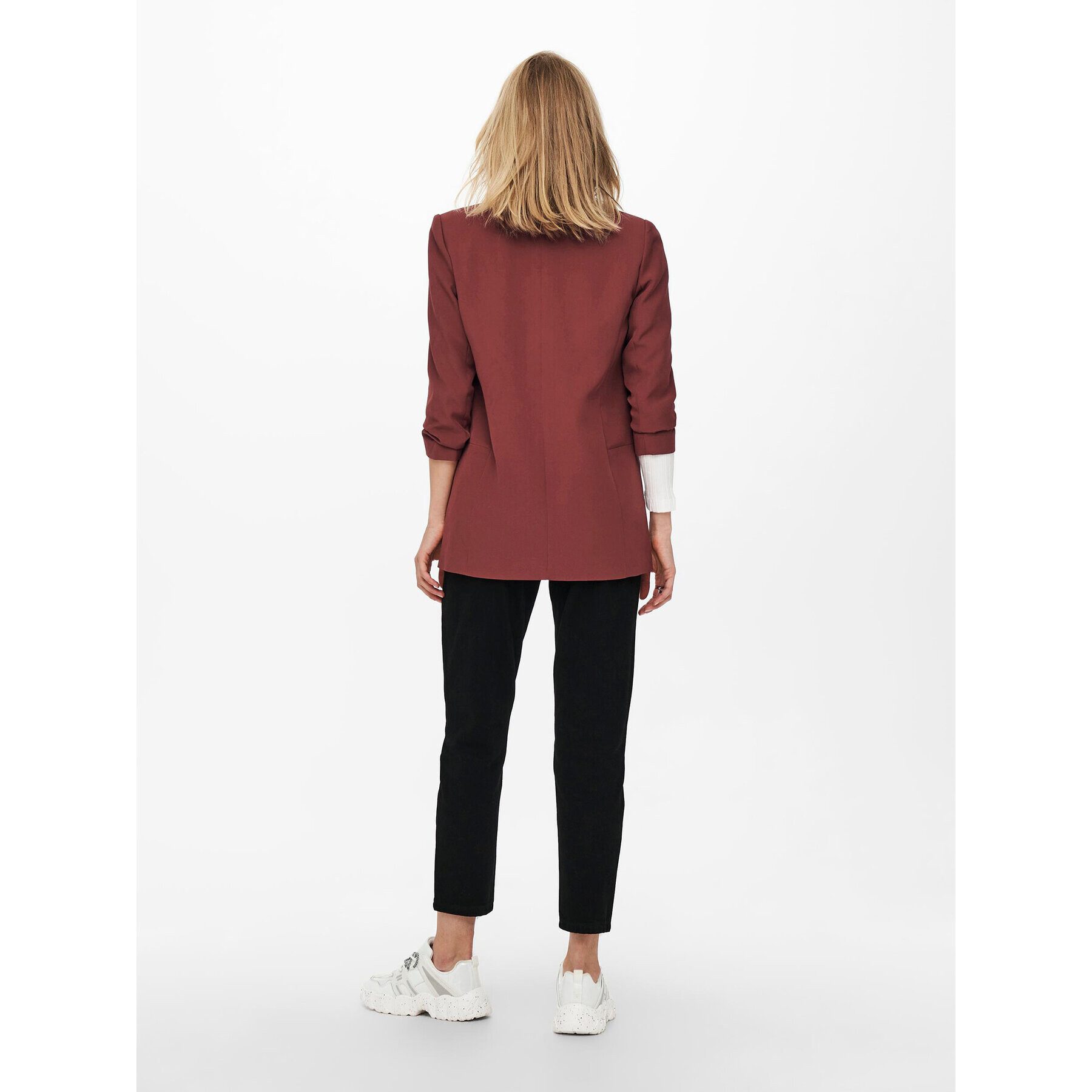 ONLY Сако Elly 15197451 Бордо Regular Fit - Pepit.bg