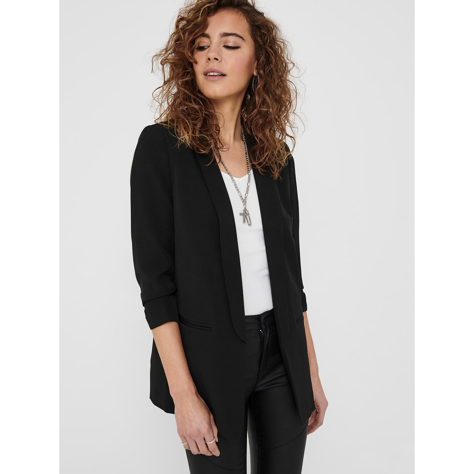 ONLY Сако Elly 15197451 Черен Regular Fit - Pepit.bg