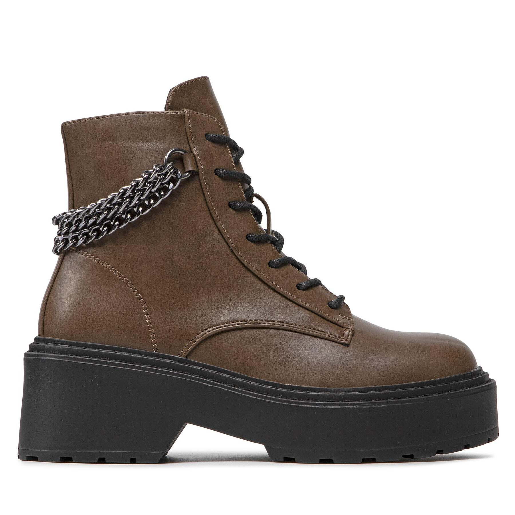 ONLY Shoes Боти Lace Up Boot 15238830 Зелен - Pepit.bg