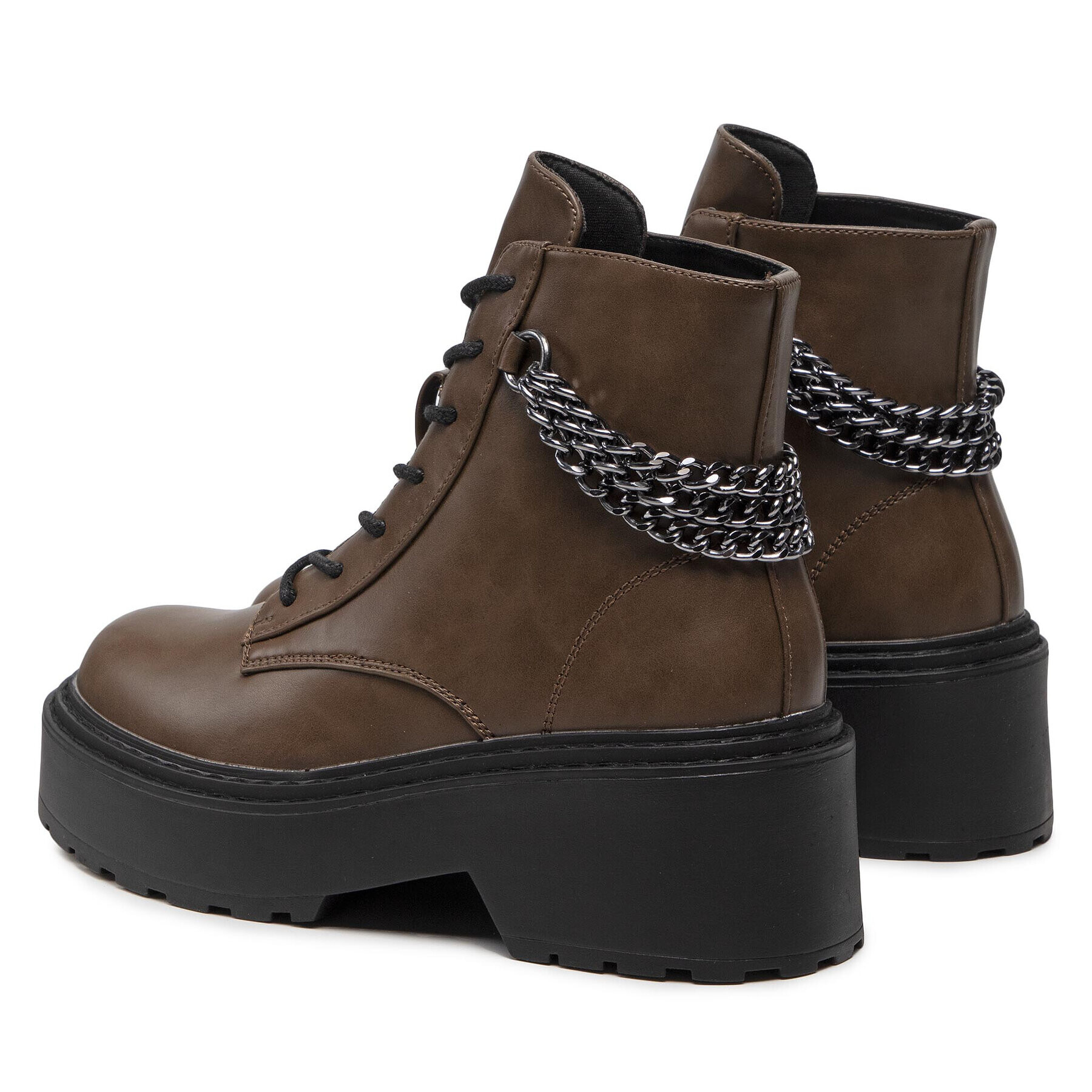 ONLY Shoes Боти Lace Up Boot 15238830 Зелен - Pepit.bg