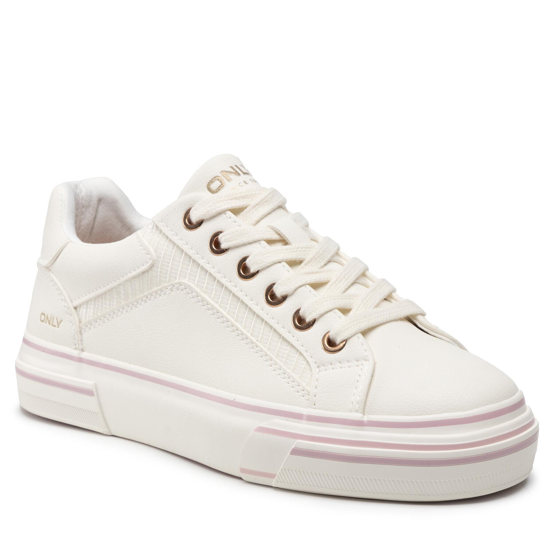 ONLY Shoes Кецове Onlliv-e 15253187 Бял - Pepit.bg