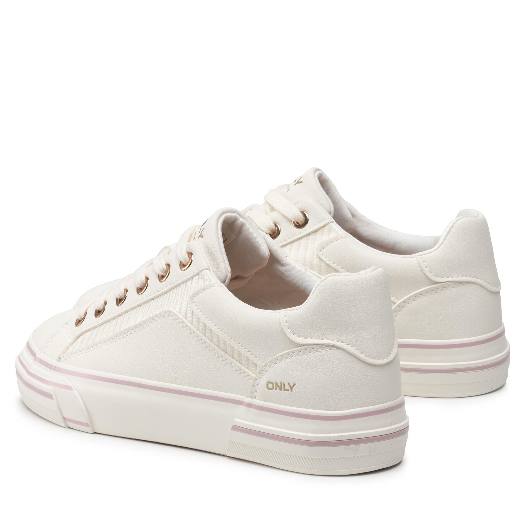 ONLY Shoes Кецове Onlliv-e 15253187 Бял - Pepit.bg