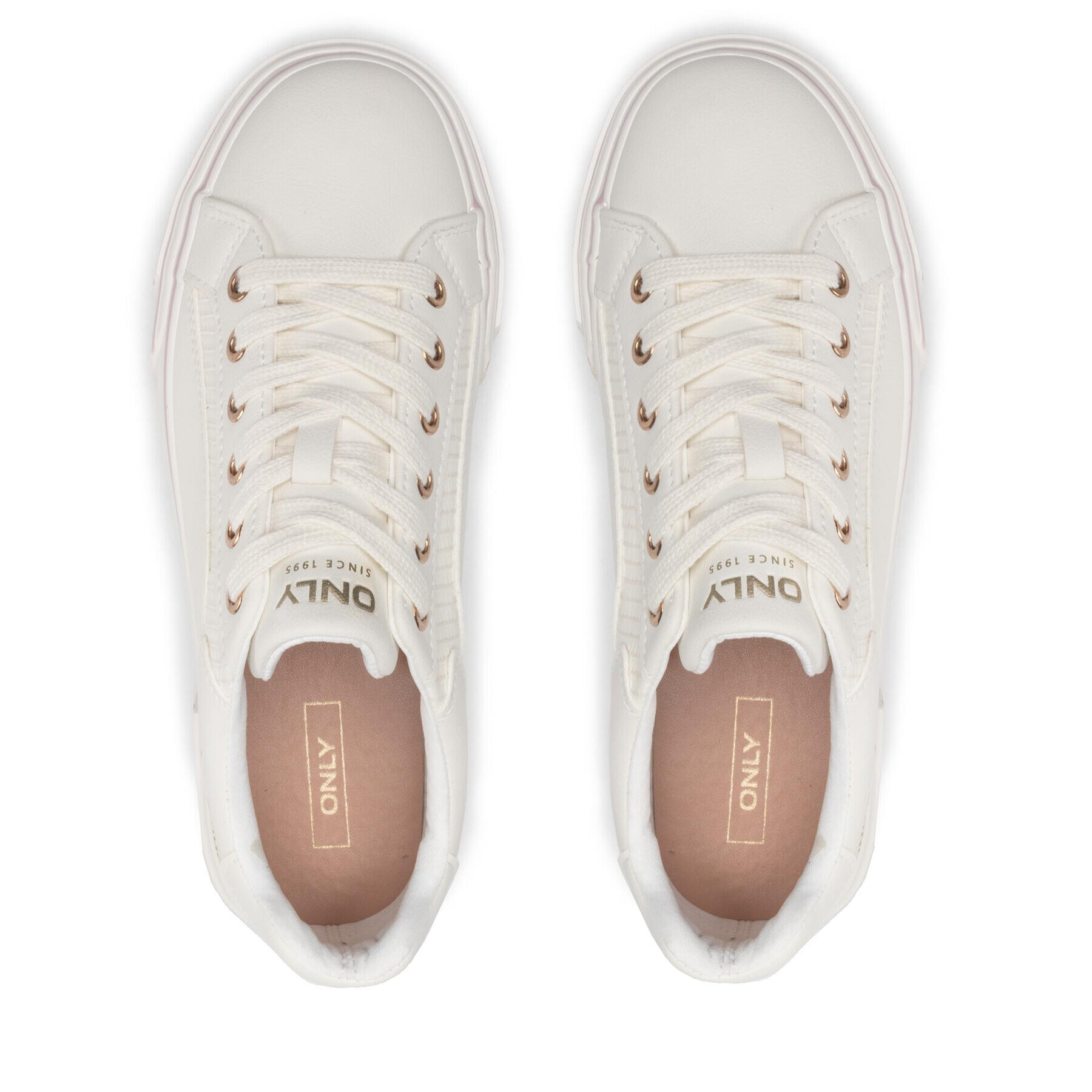 ONLY Shoes Кецове Onlliv-e 15253187 Бял - Pepit.bg