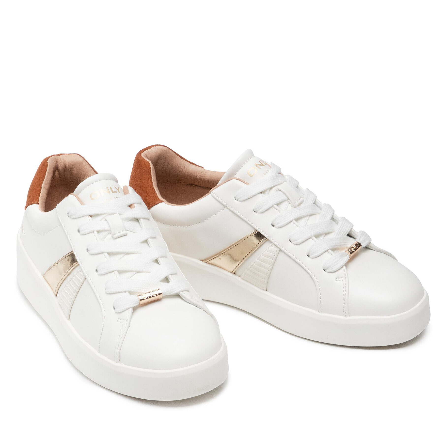 ONLY Shoes Сникърси Panel Sneaker 15253247 Бял - Pepit.bg