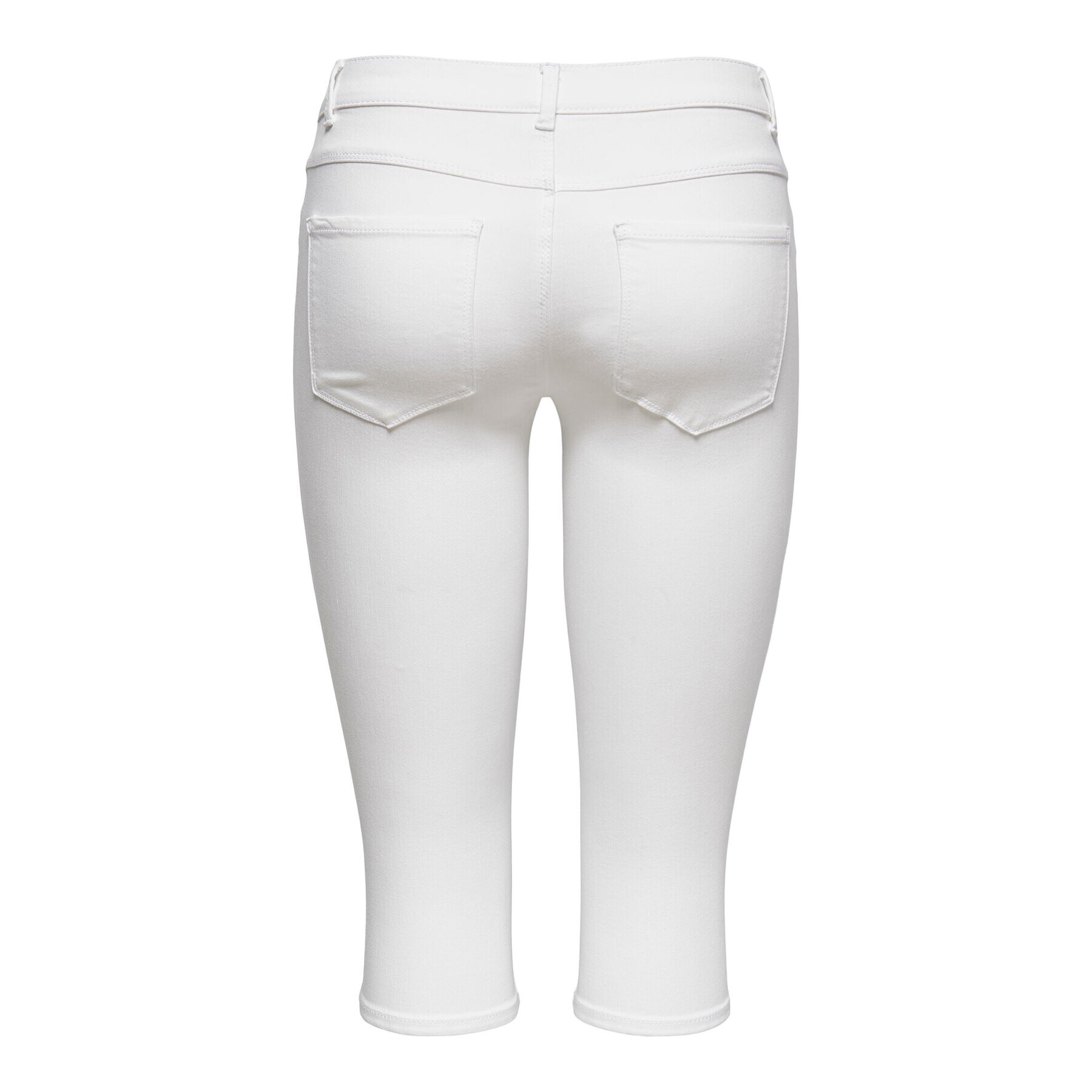 ONLY Шорти от плат 15136463 Бял Slim Fit - Pepit.bg