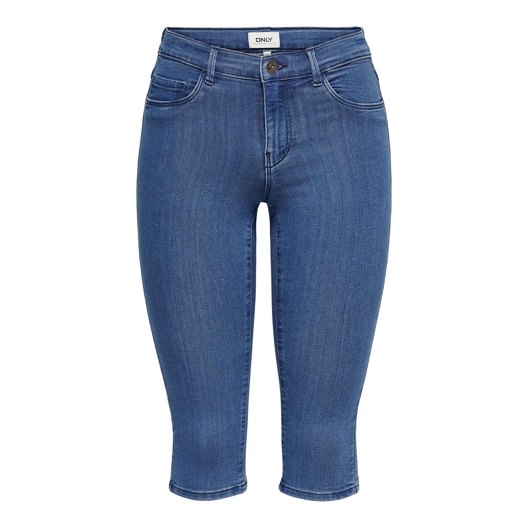 ONLY Шорти от плат 15136463 Син Slim Fit - Pepit.bg