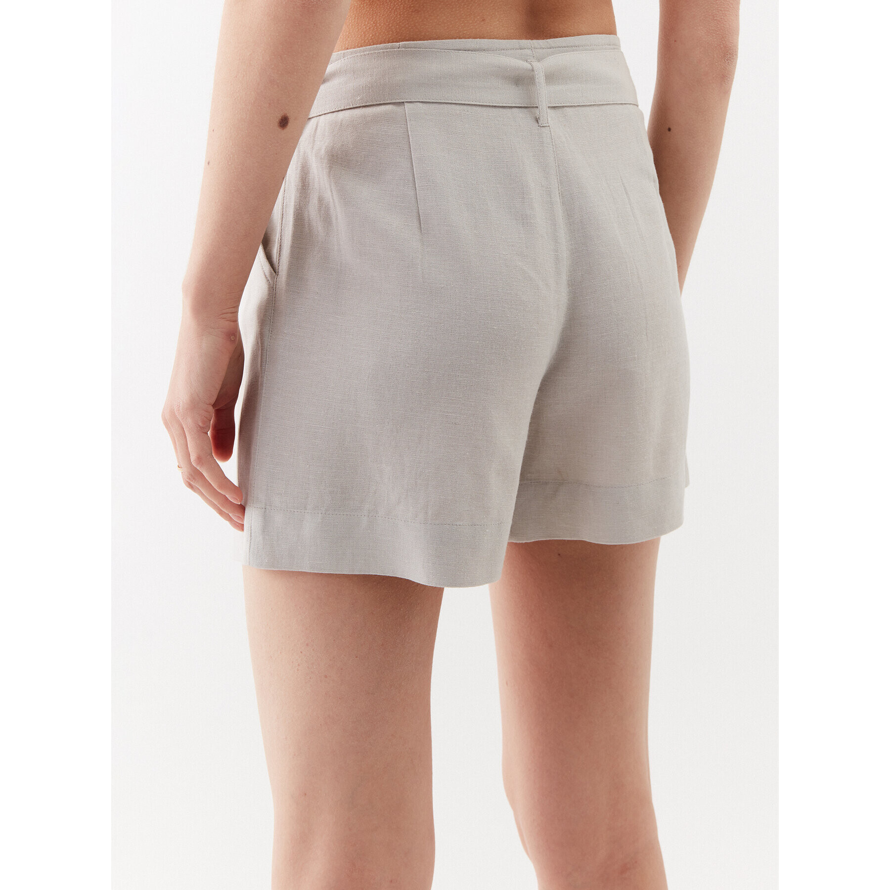 ONLY Шорти от плат 15199801 Сив Regular Fit - Pepit.bg