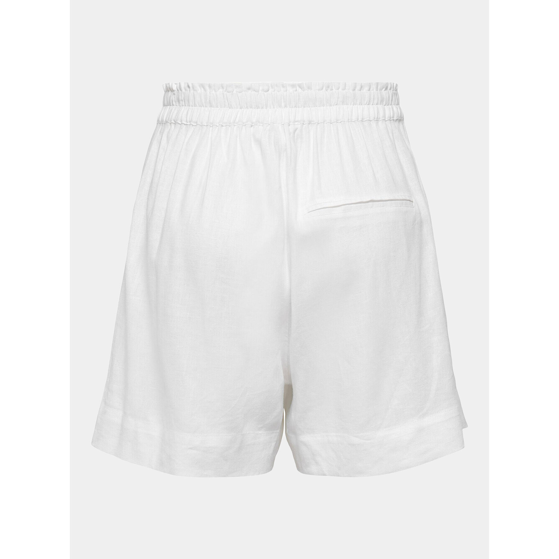 ONLY Шорти от плат 15259587 Бял Regular Fit - Pepit.bg